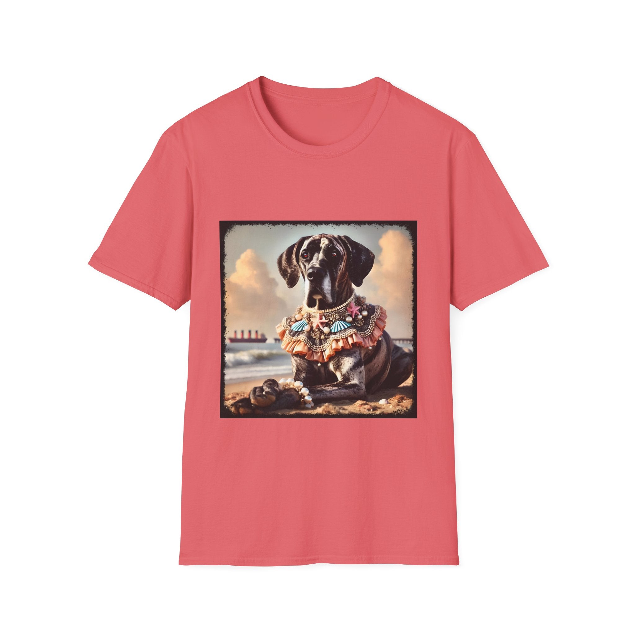 Great Dane Beach Brindle | Unisex Dog T-Shirt