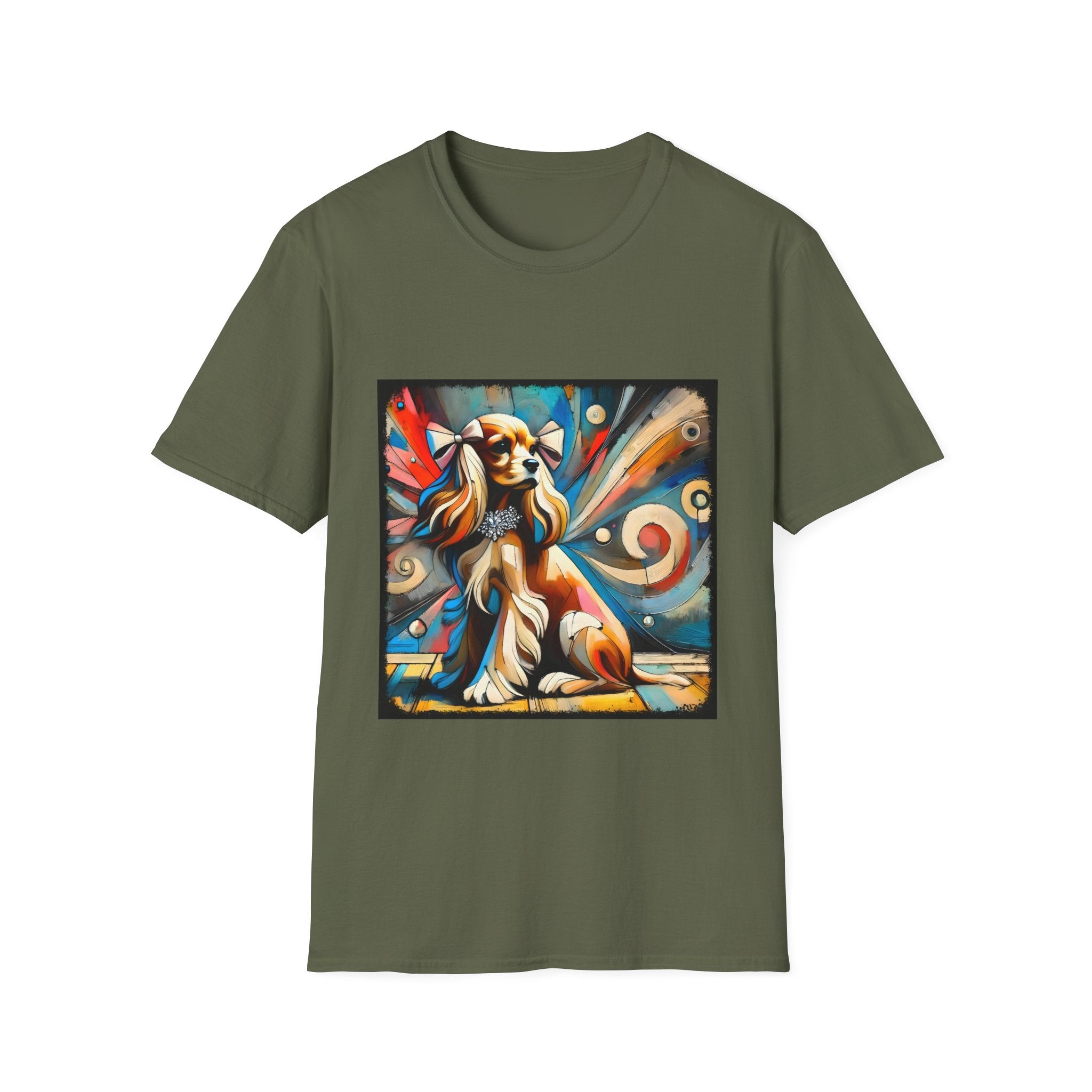 Cocker Spaniel Vivid Swirl | Unisex Dog T-Shirt
