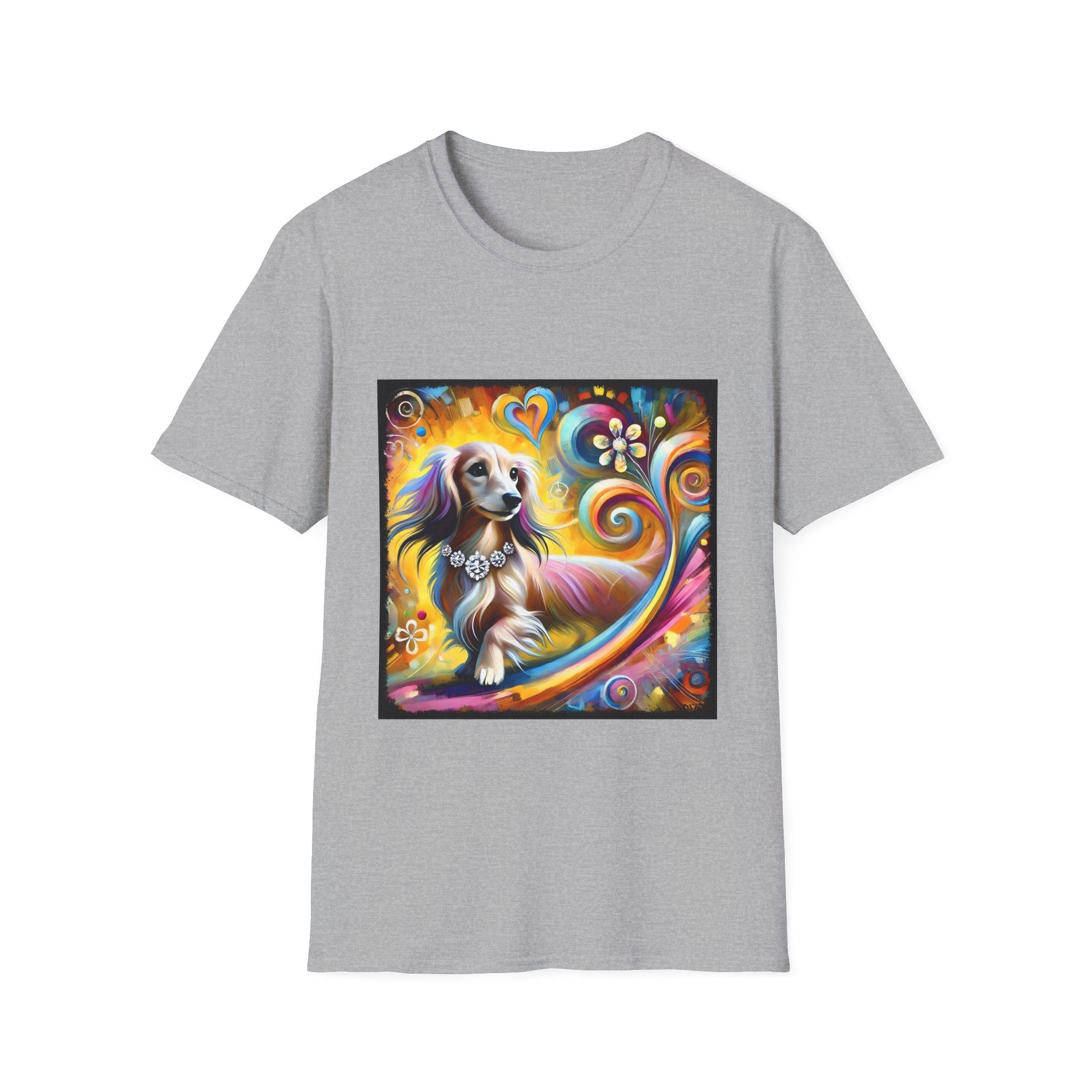 Dachshund Bold Diamond Swirl | Unisex Dog T-Shirt
