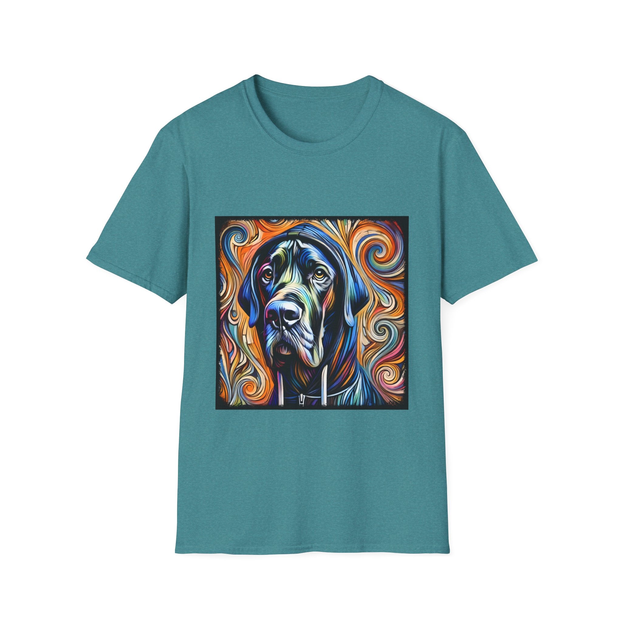 Great Dane Relaxed Swirl II | Unisex Dog T-Shirt