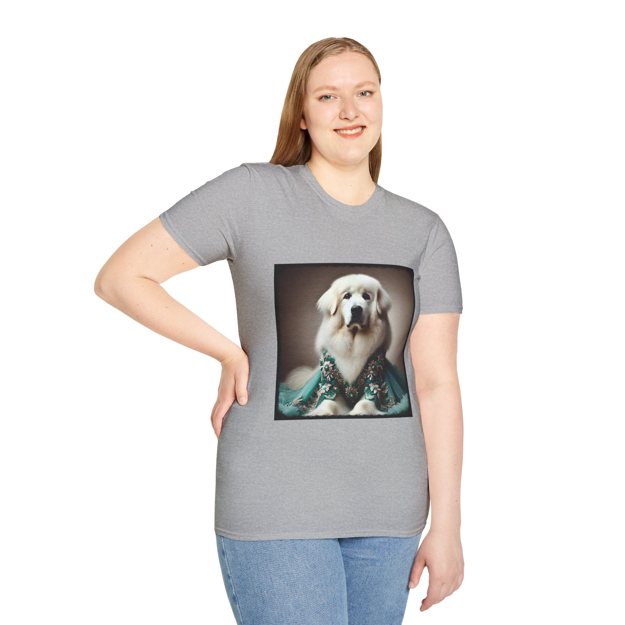 Great Pyrenees Elegant Doll | Unisex Dog T-Shirt