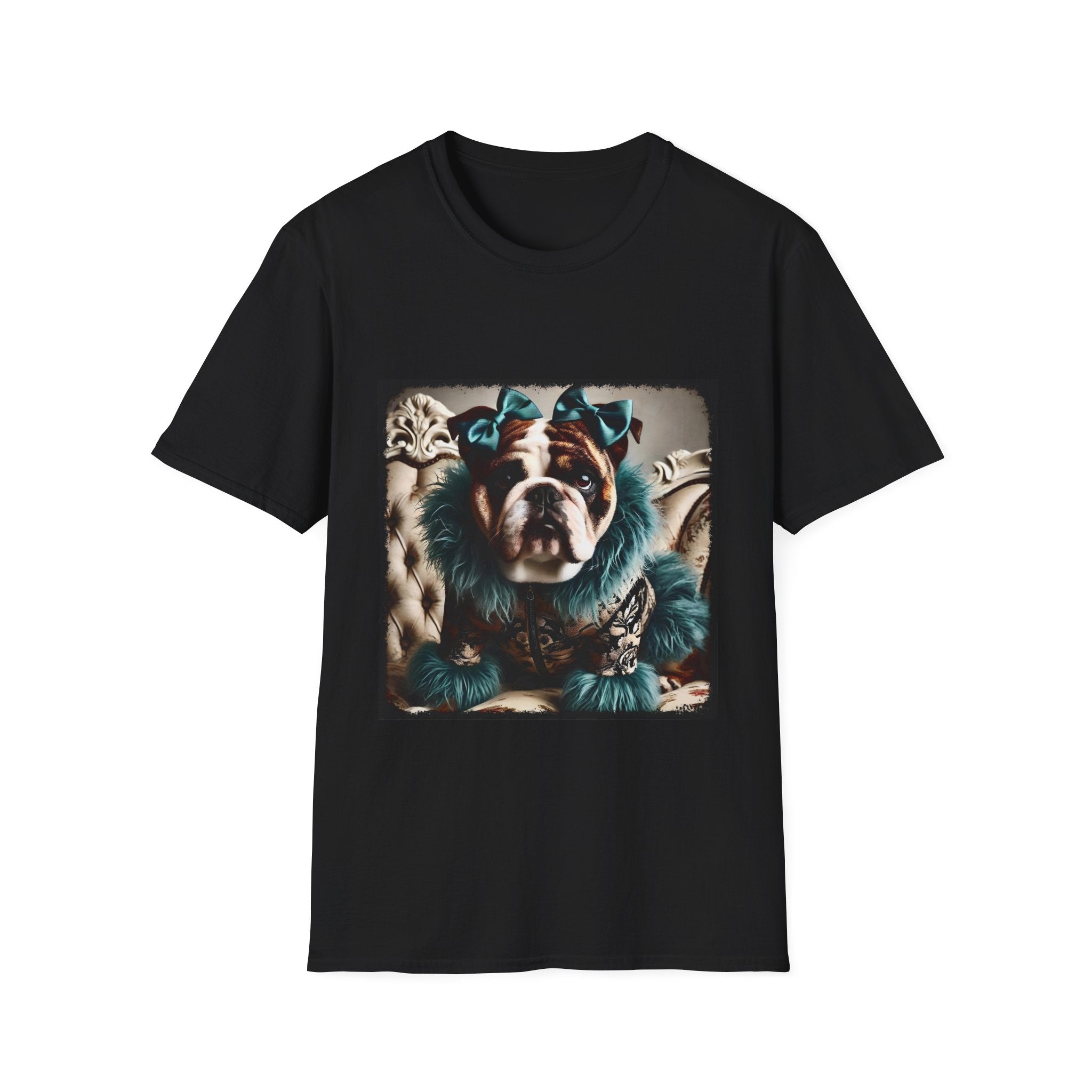Bulldog Fur Fashionista | Unisex Dog T-Shirt