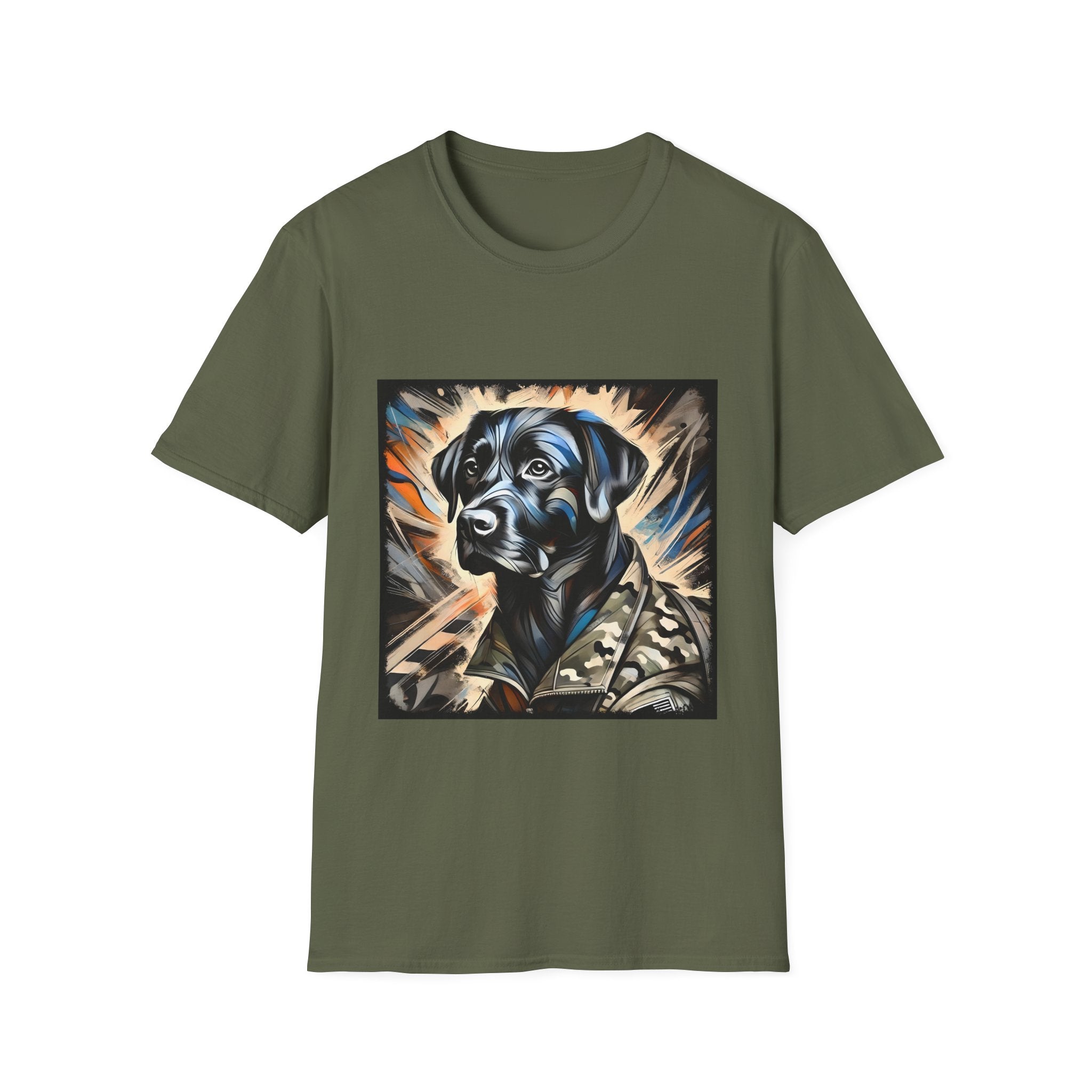 Labrador Retriever Bold Camo Classic | Unisex Dog T-Shirt