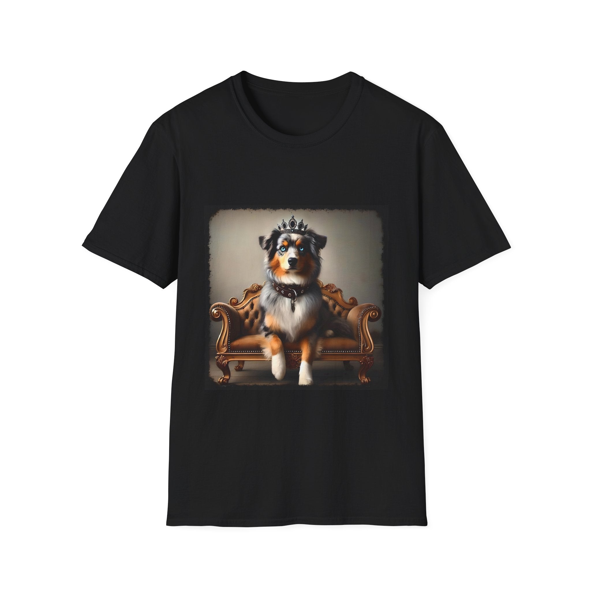 Miniature American Shepherd Crowned Princess | Unisex Dog T-Shirt