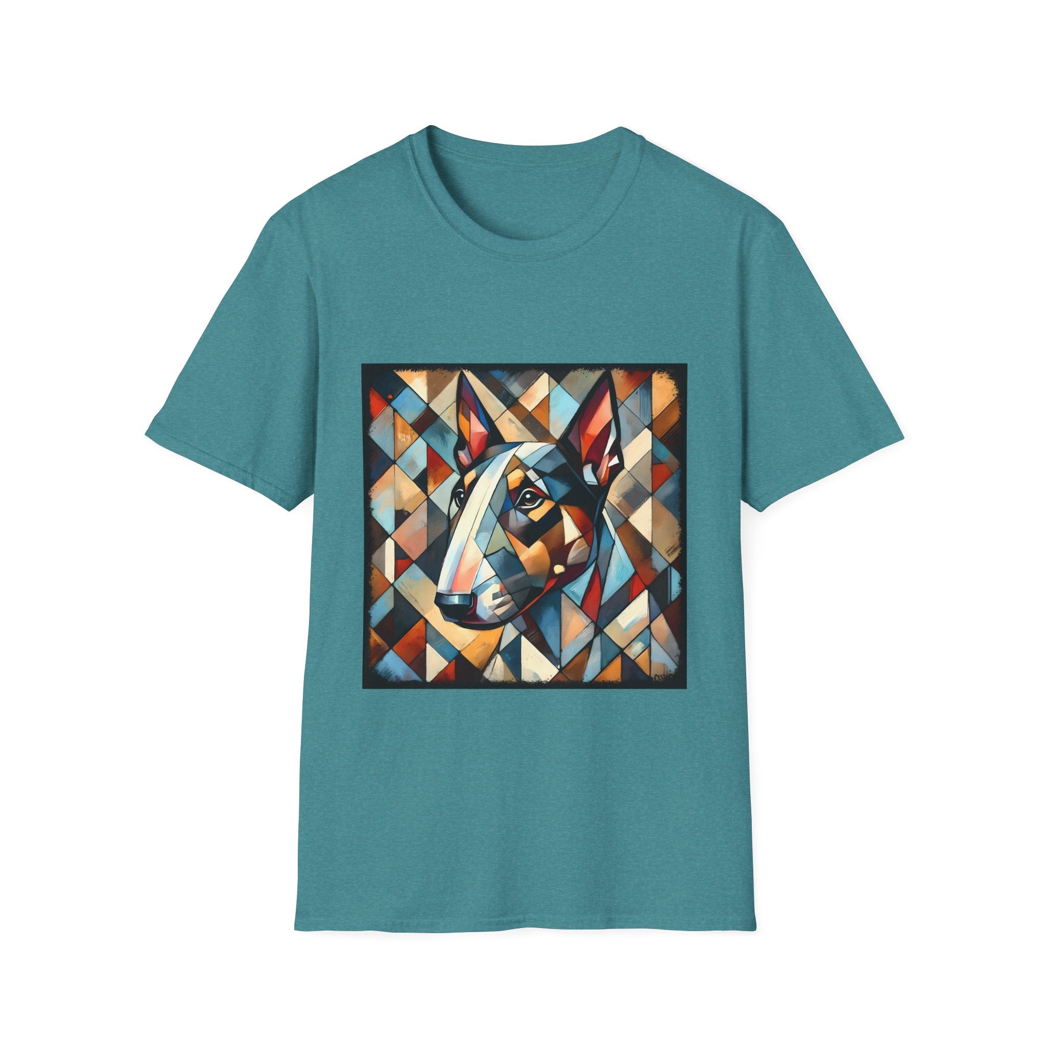 Bull Terrier Warm Geometric | Unisex Dog T-Shirt