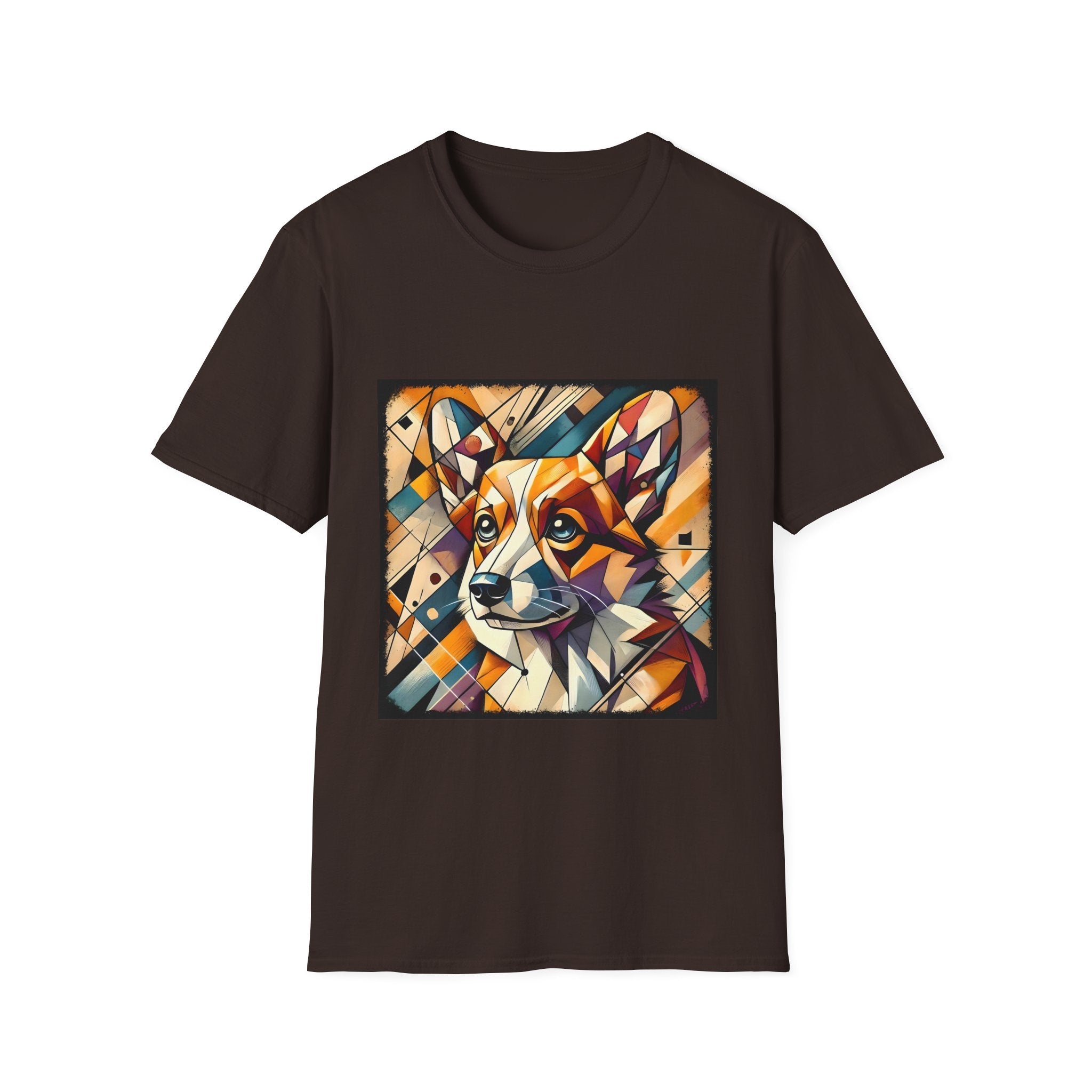 Pembroke Welsh Corgi Bold Geometric | Unisex Dog T-Shirt