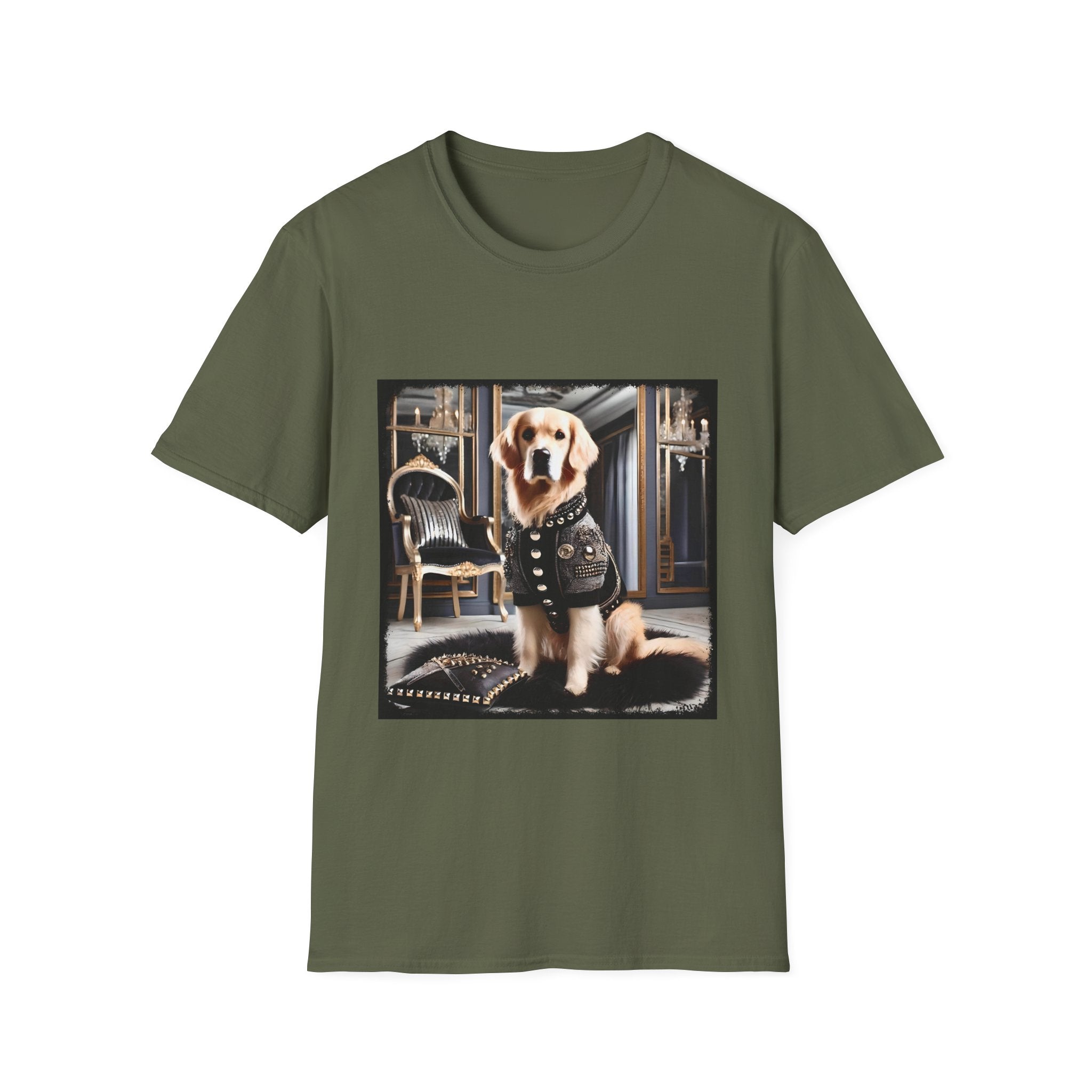 Golden Retriever Edge Icon | Unisex Dog T-Shirt