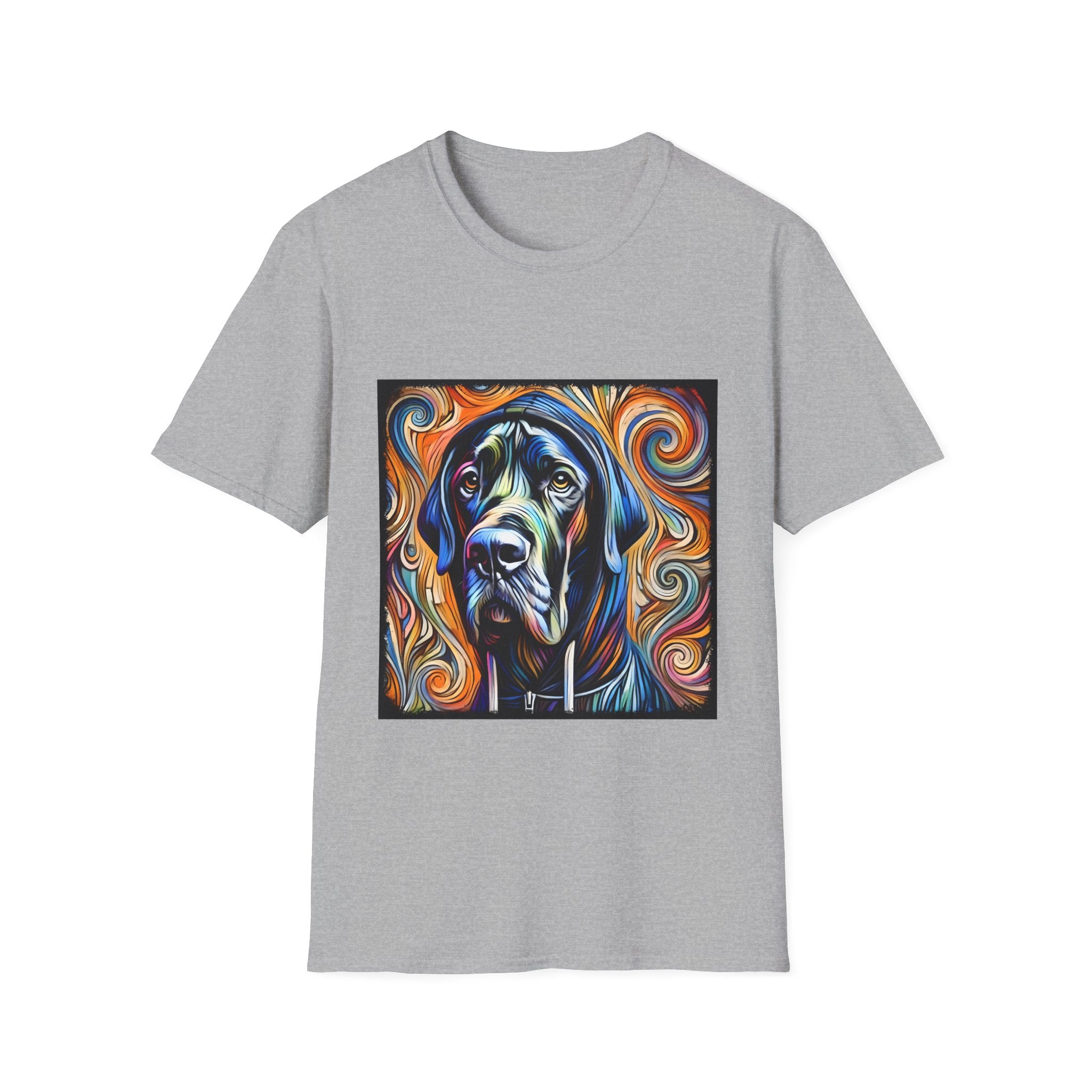 Great Dane Relaxed Swirl II | Unisex Dog T-Shirt