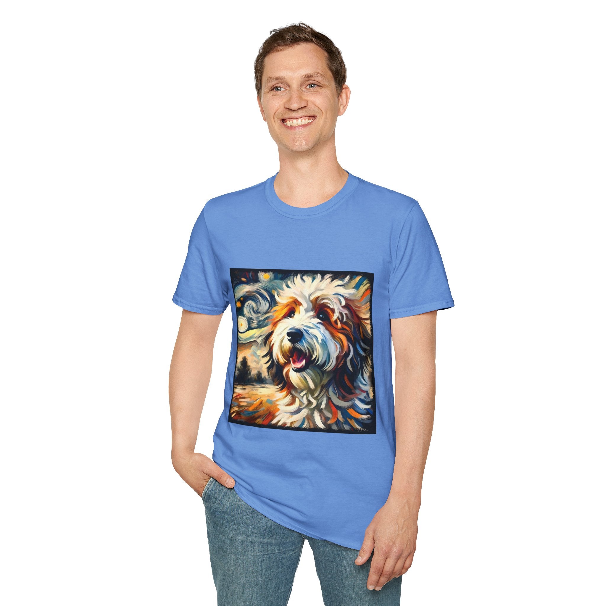Bernedoodle Vivid Swirl | Unisex Dog T-Shirt