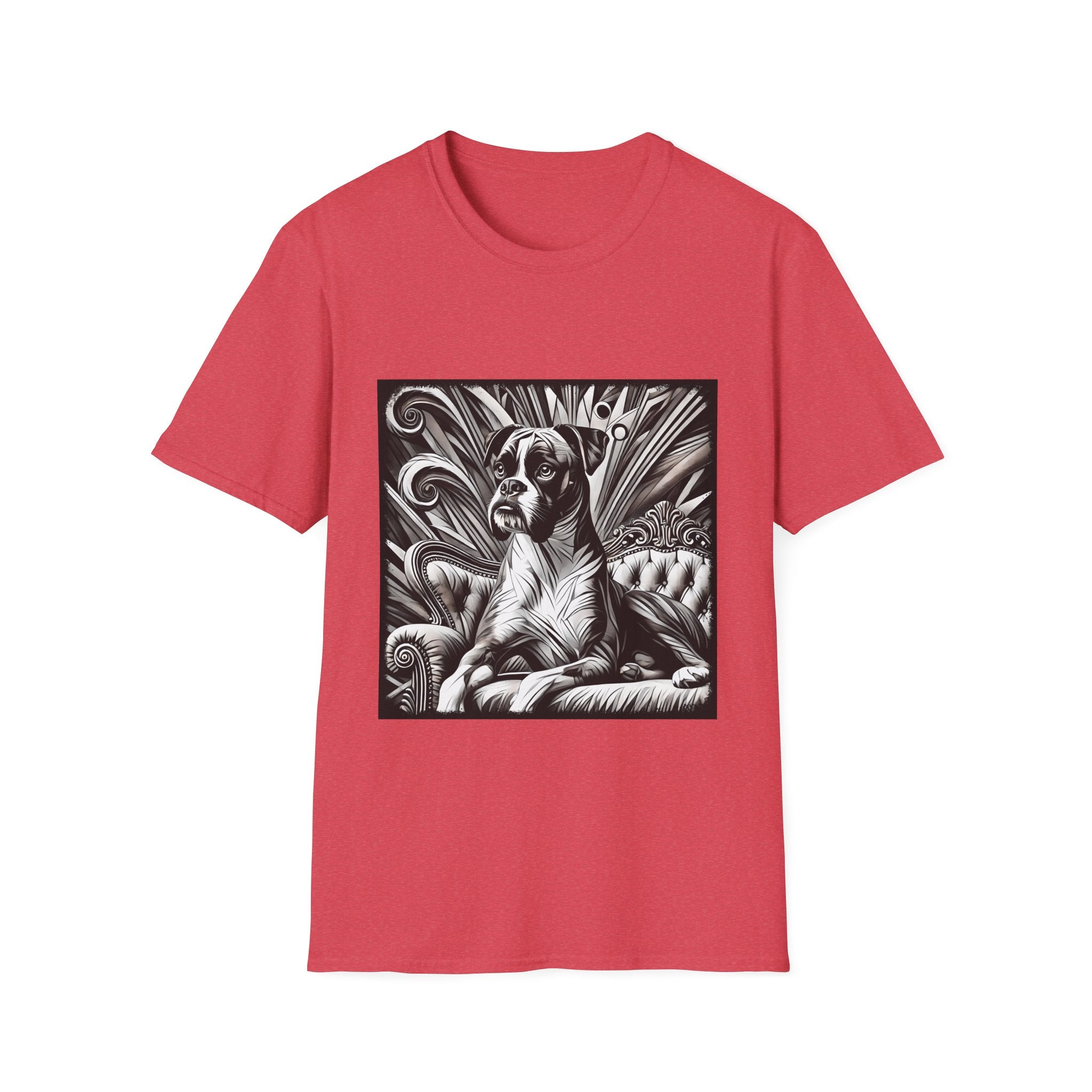 Boxer B&W Bold | Unisex Dog T-Shirt