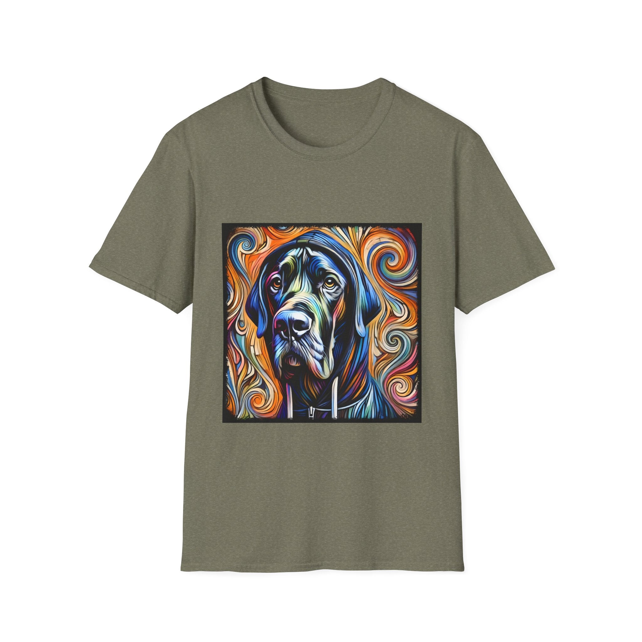 Great Dane Relaxed Swirl II | Unisex Dog T-Shirt