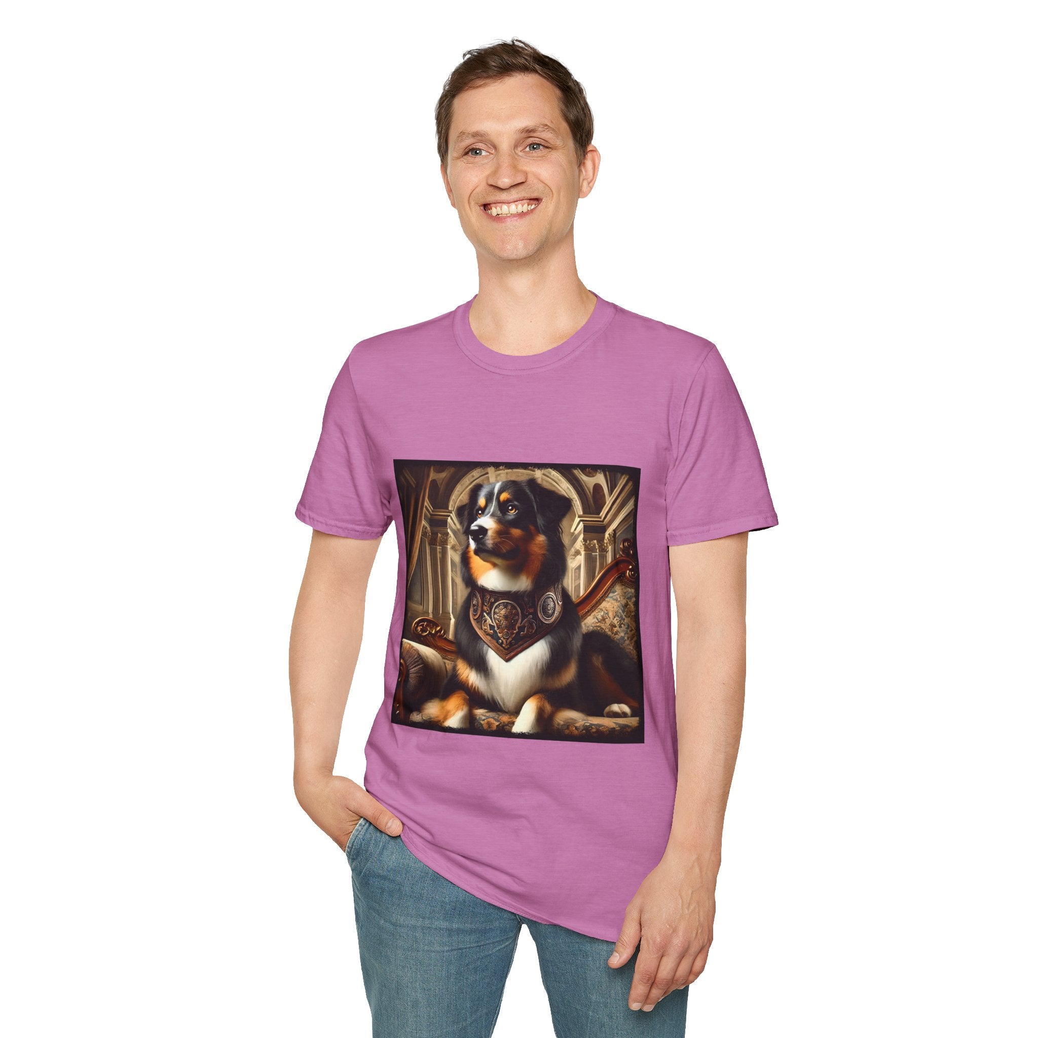 Australian Shepherd Posh Prince | Unisex Dog T-Shirt