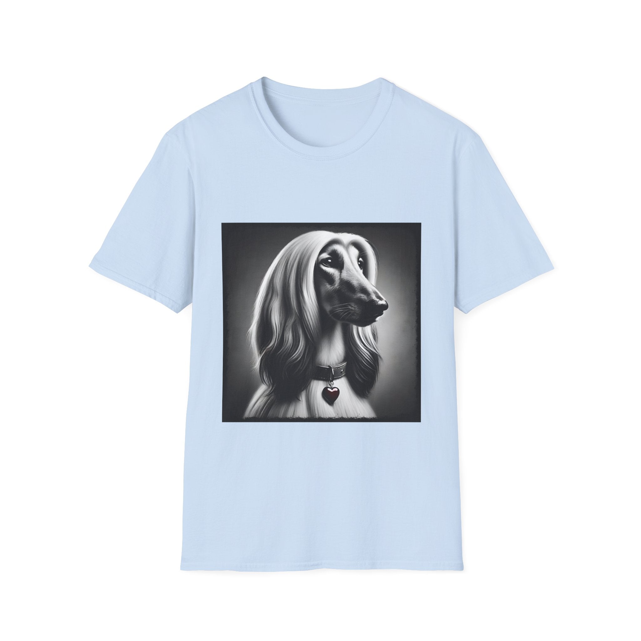 Afghan Hound Heart Charm | Unisex Dog T-Shirt