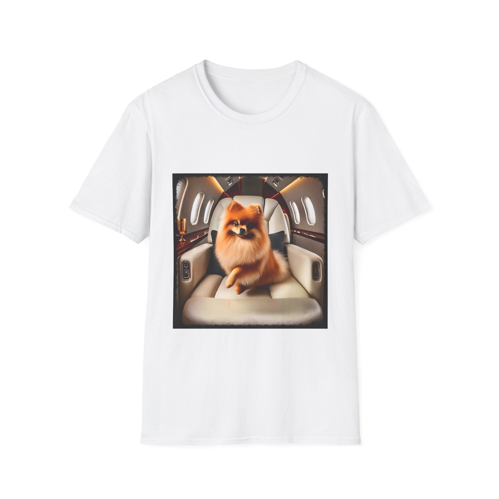 Pomeranian Jet Setter | Unisex Dog T-Shirt
