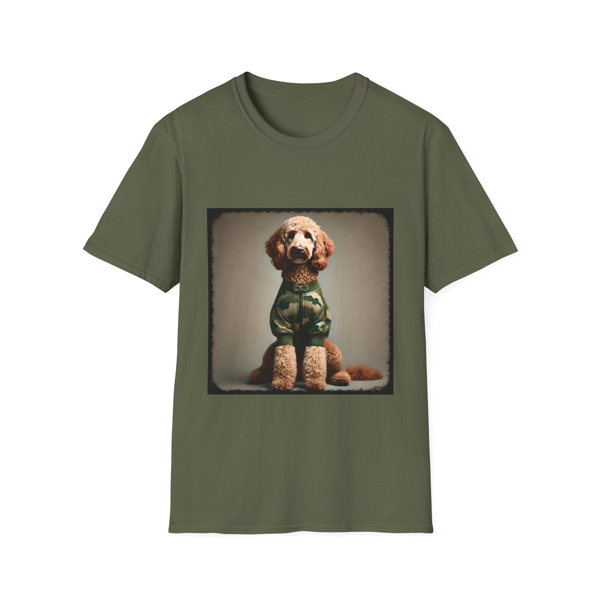 Labradoodle Camo Cutie | Unisex Dog T-Shirt