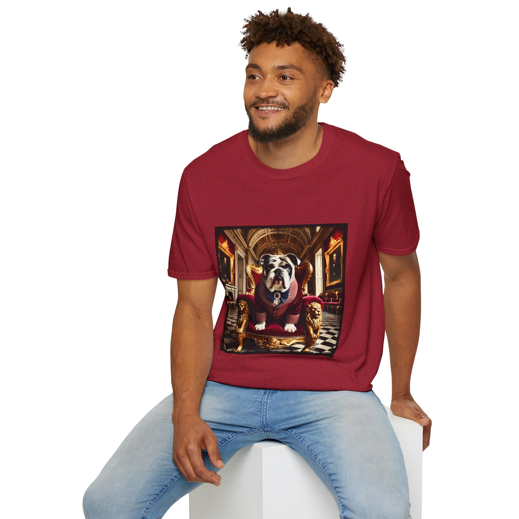 Bulldog Crimson King | Unisex Dog T-Shirt