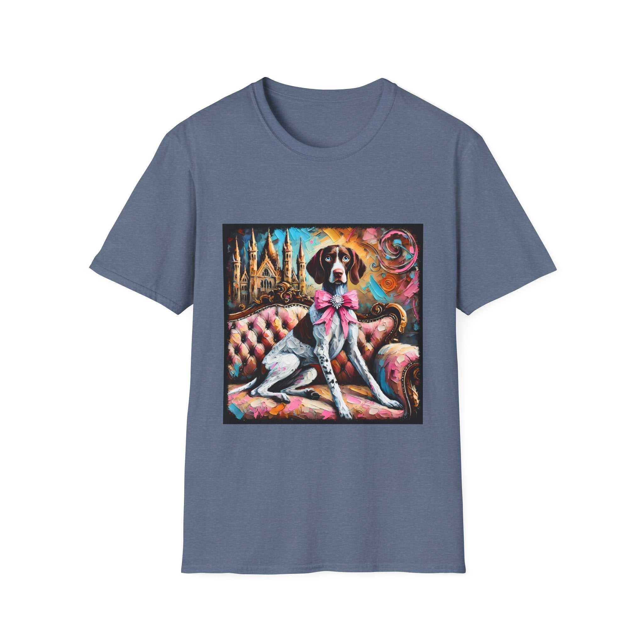 German Shorthaired Pointer Diamond Princess Classic | Unisex Dog T-Shirt