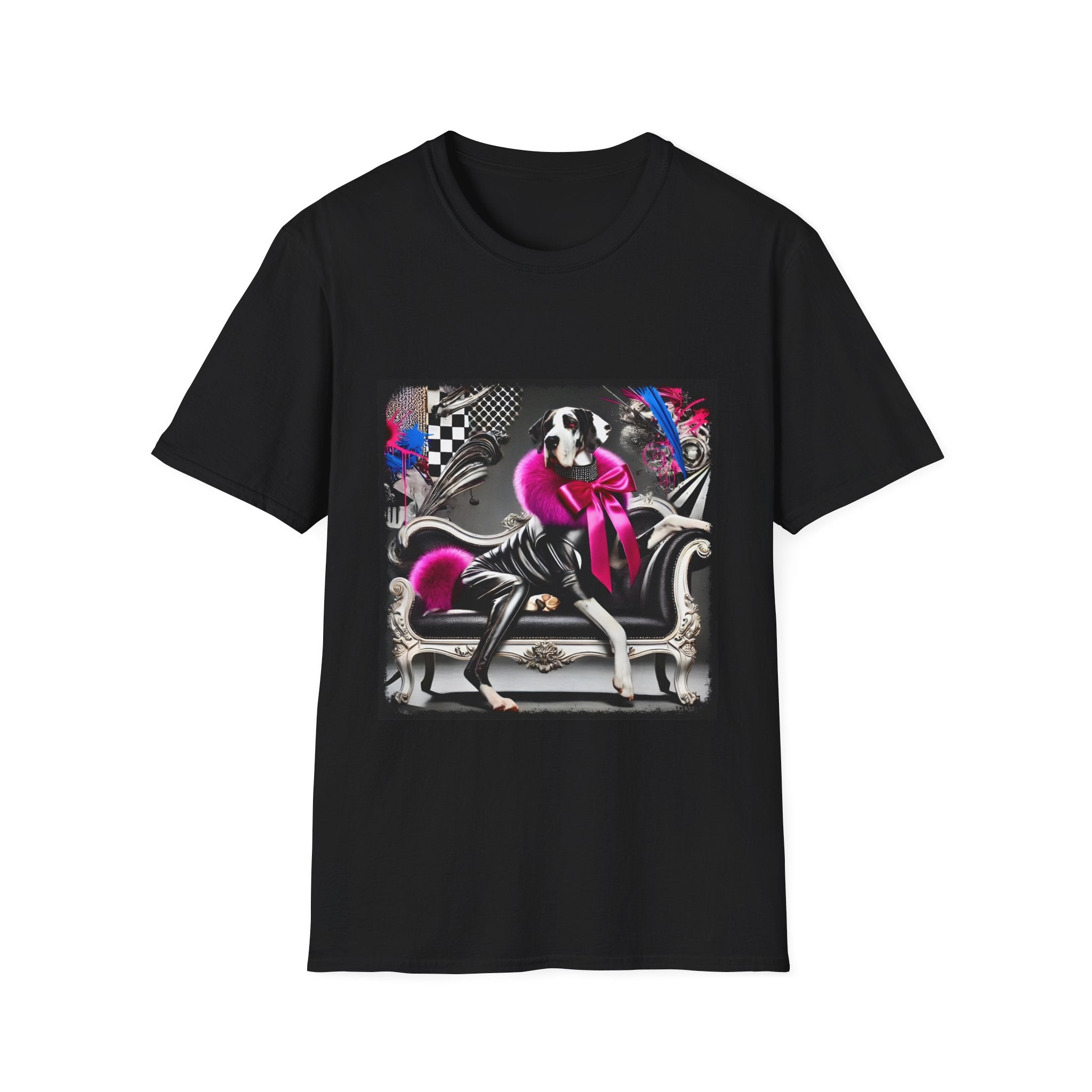 Great Dane Rock Chic | Unisex Dog T-Shirt