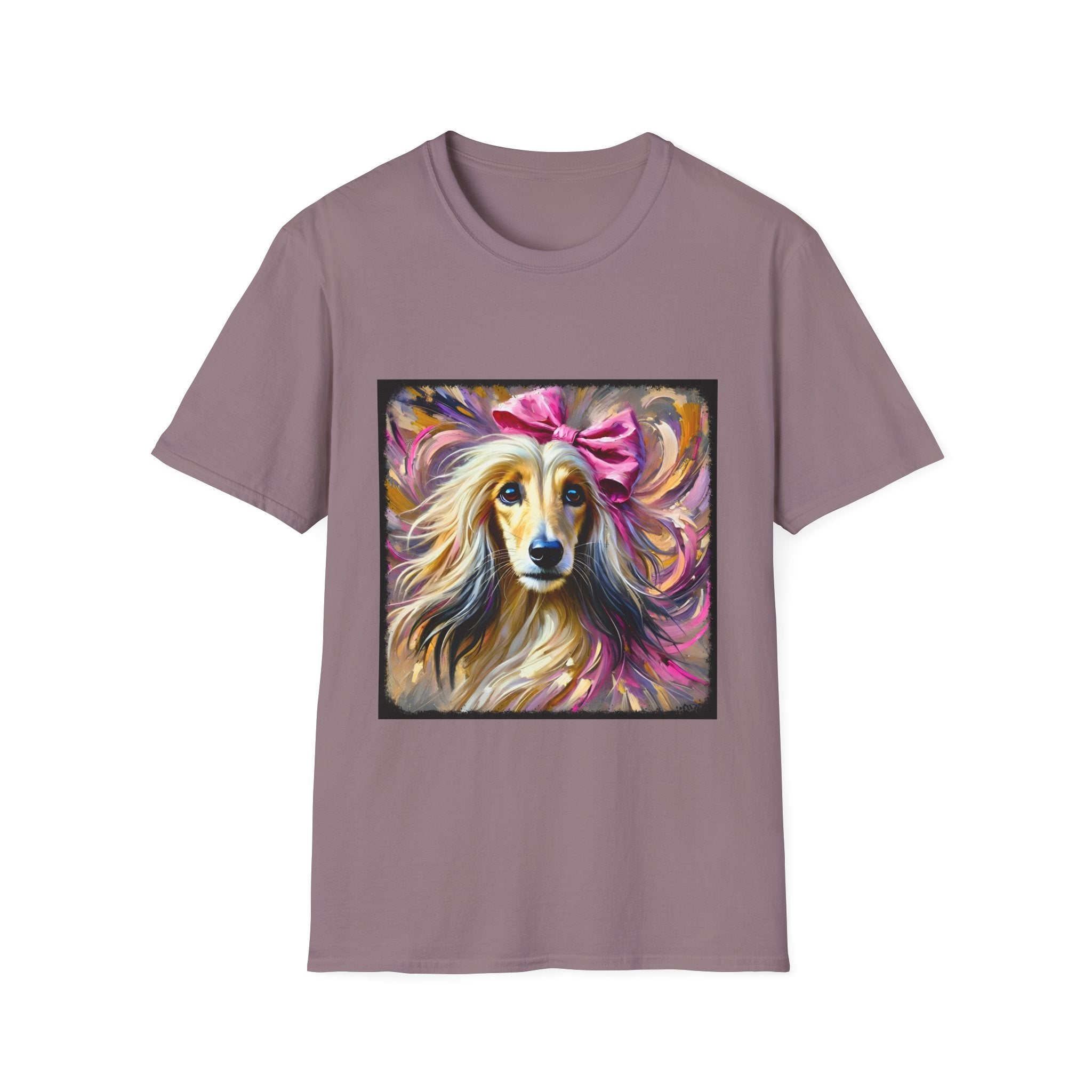 Afghan Hound Vivid Classic | Unisex Dog T-Shirt