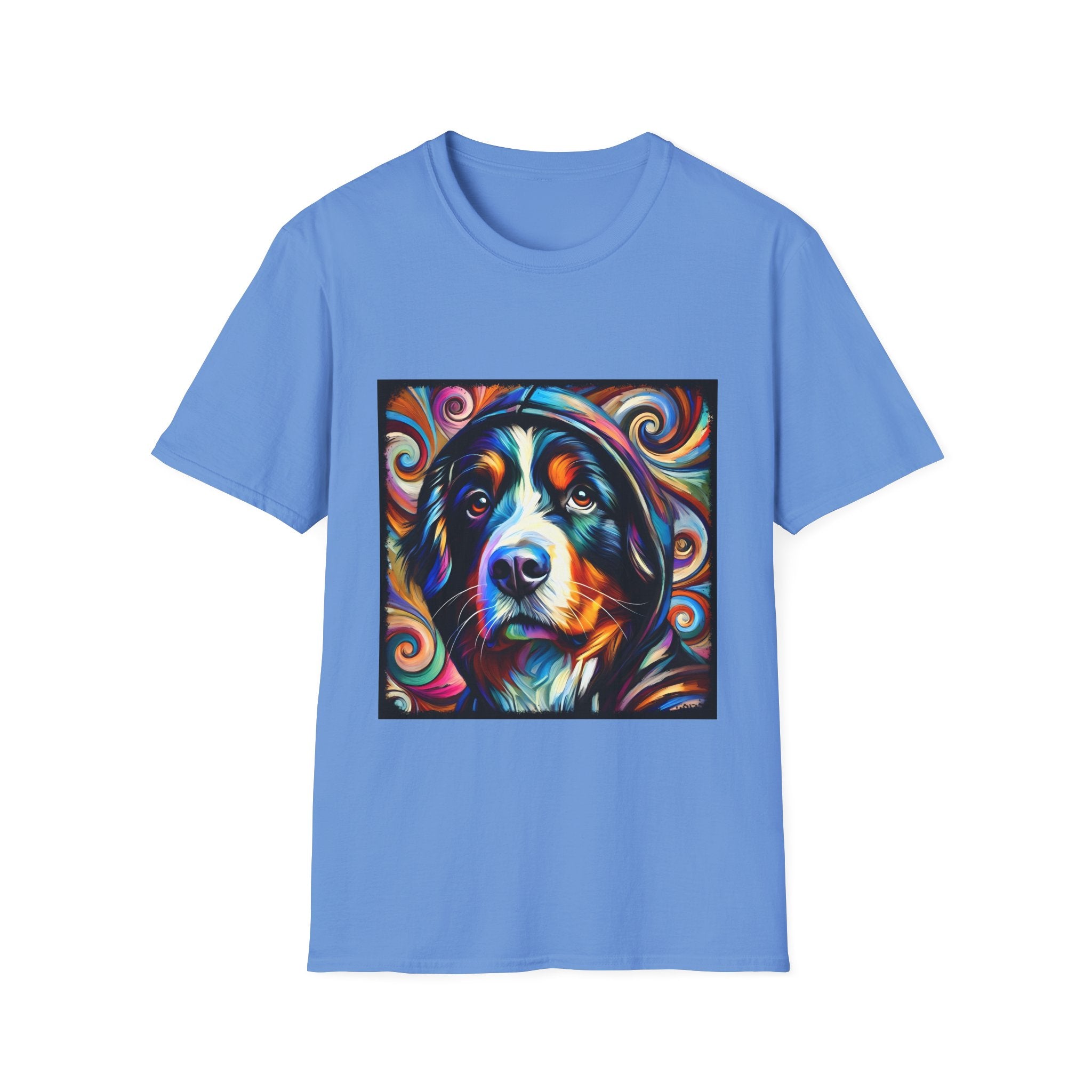 Bernese Mountain Dog Relaxed Swirl | Unisex Dog T-Shirt