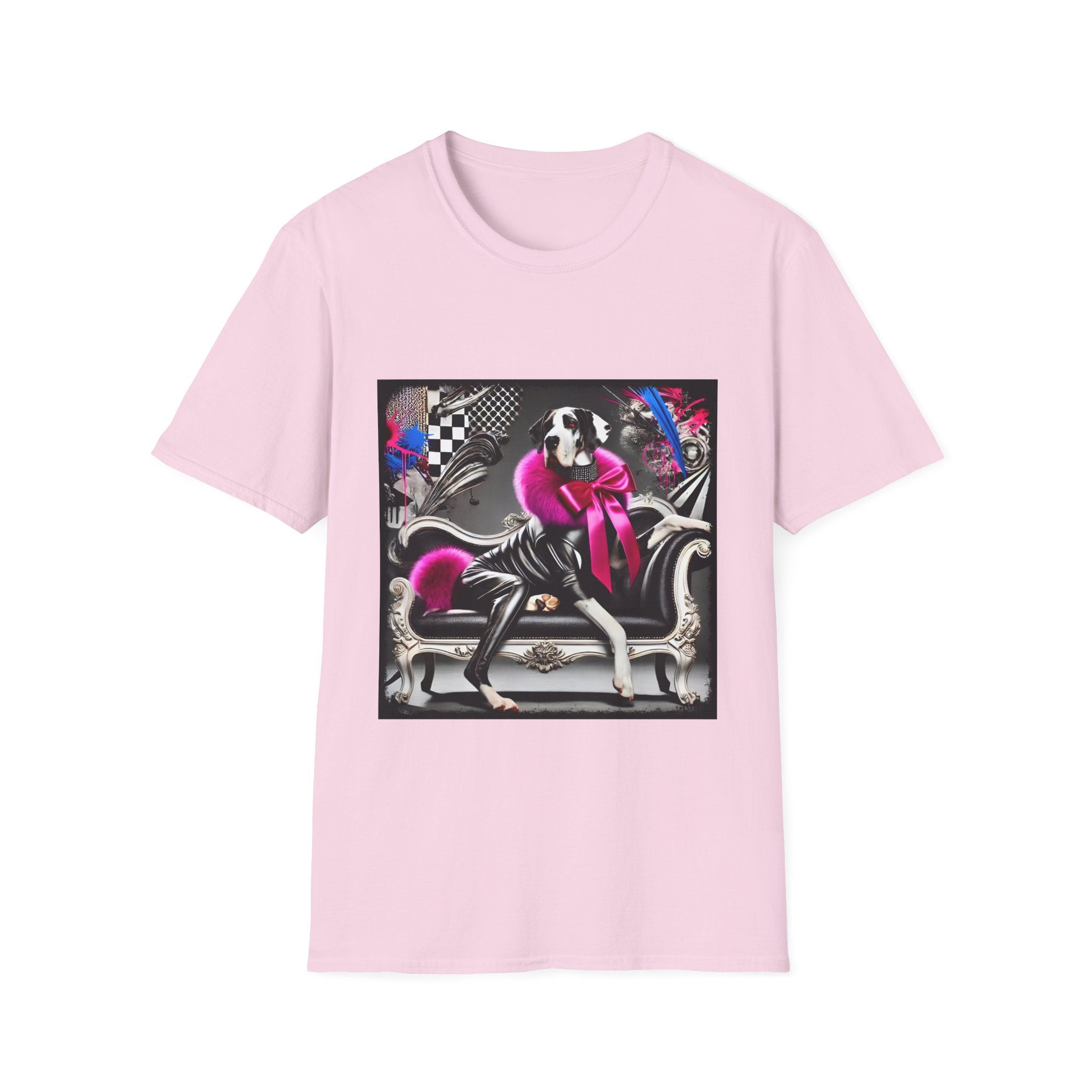 Great Dane Rock Chic | Unisex Dog T-Shirt