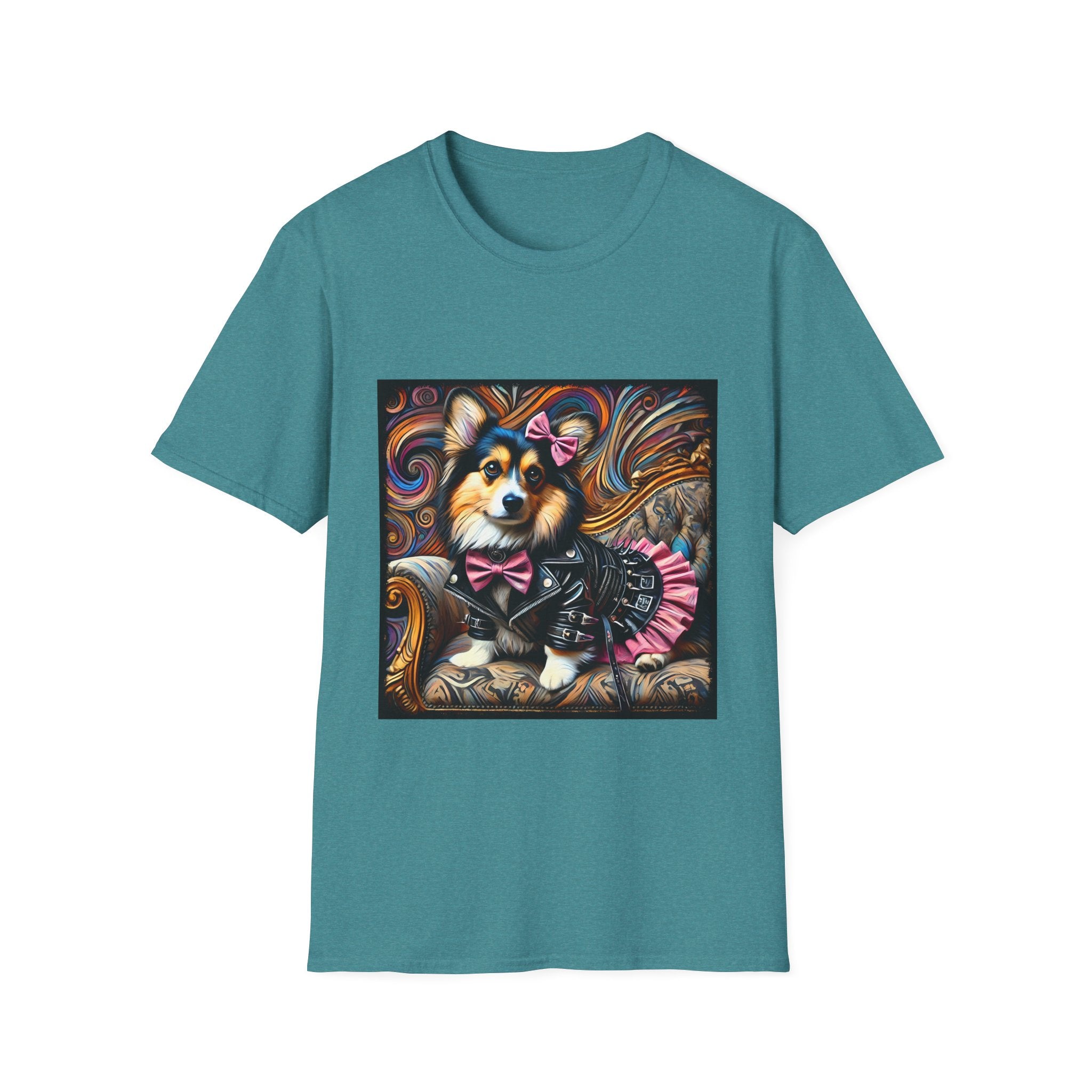 Pembroke Welsh Corgi Edgy Rocker II | Unisex Dog T-Shirt