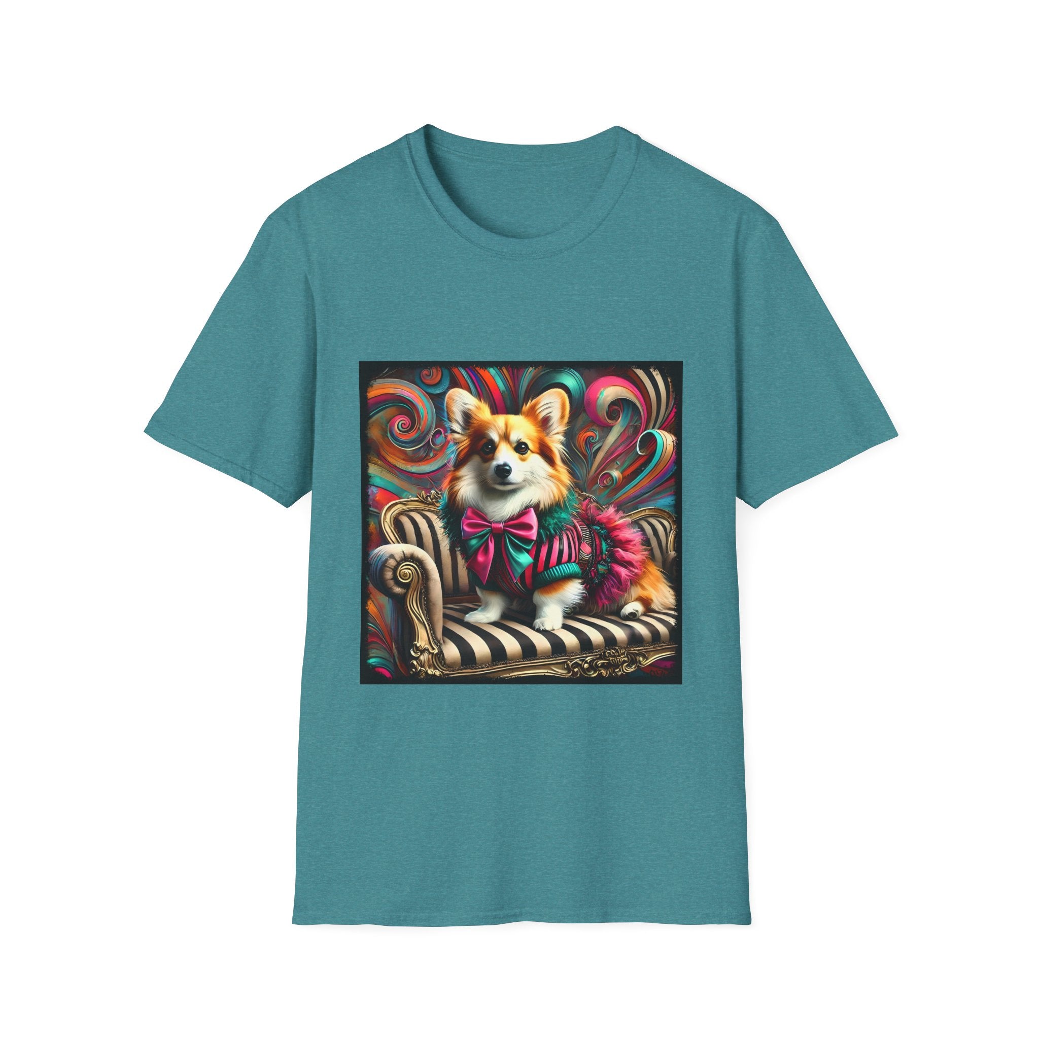 Pembroke Welsh Corgi Chic Rocker | Unisex Dog T-Shirt