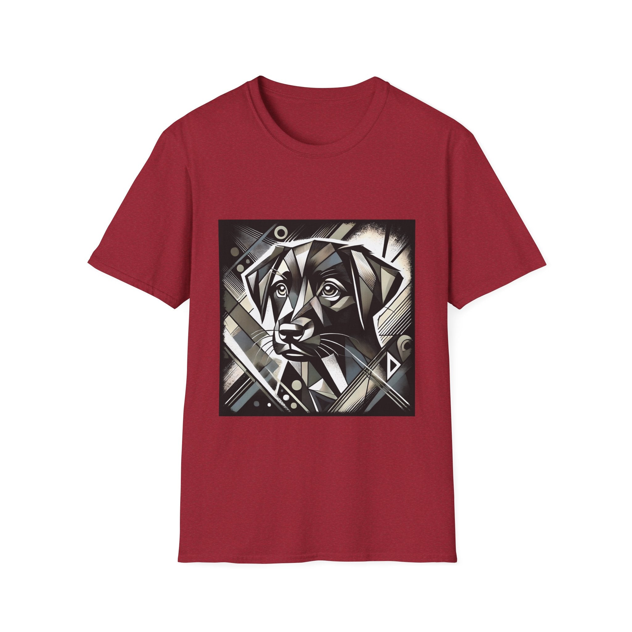 Labrador Retriever B&W Bold Geometric | Unisex Dog T-Shirt