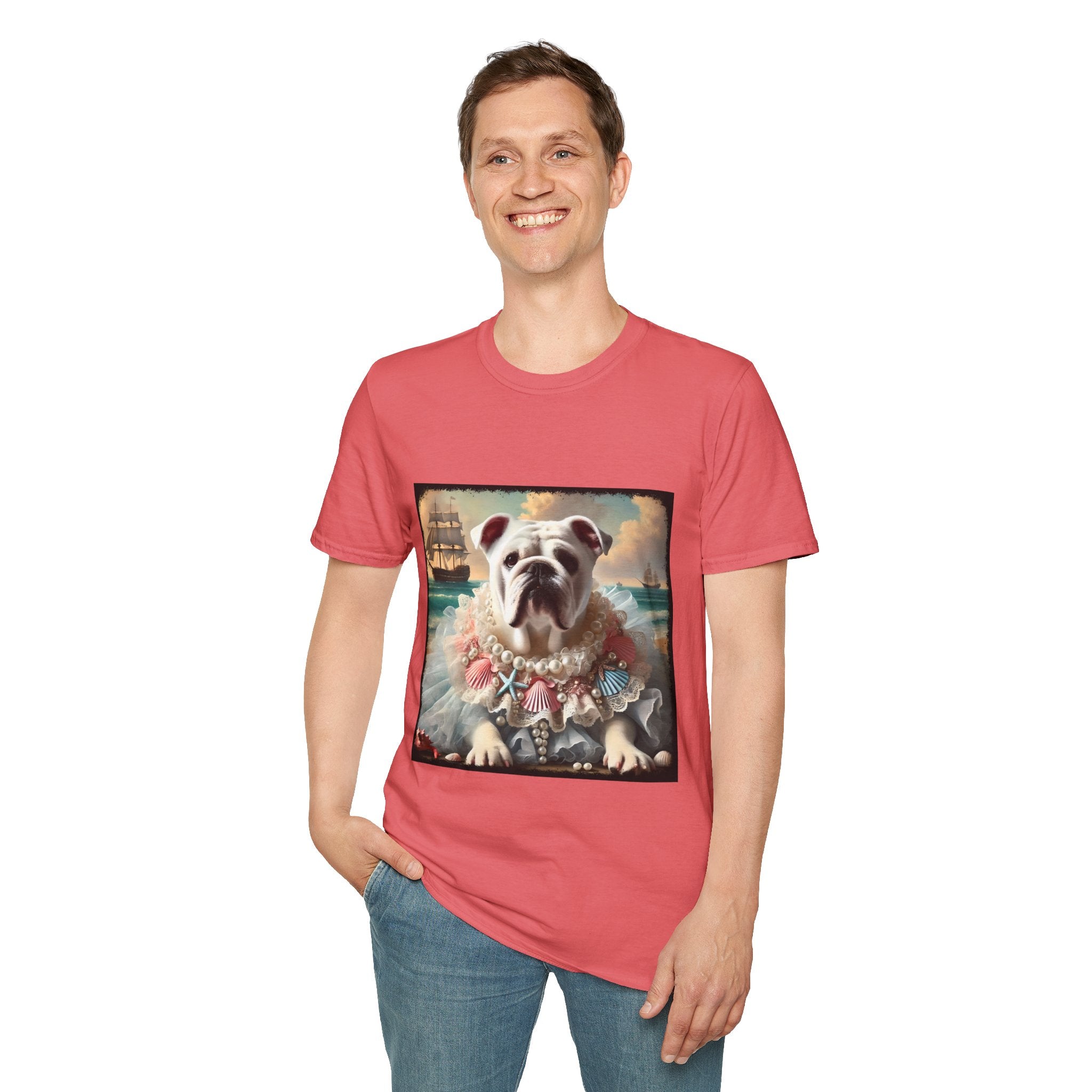 Bulldog Beach Babe | Unisex Dog T-Shirt