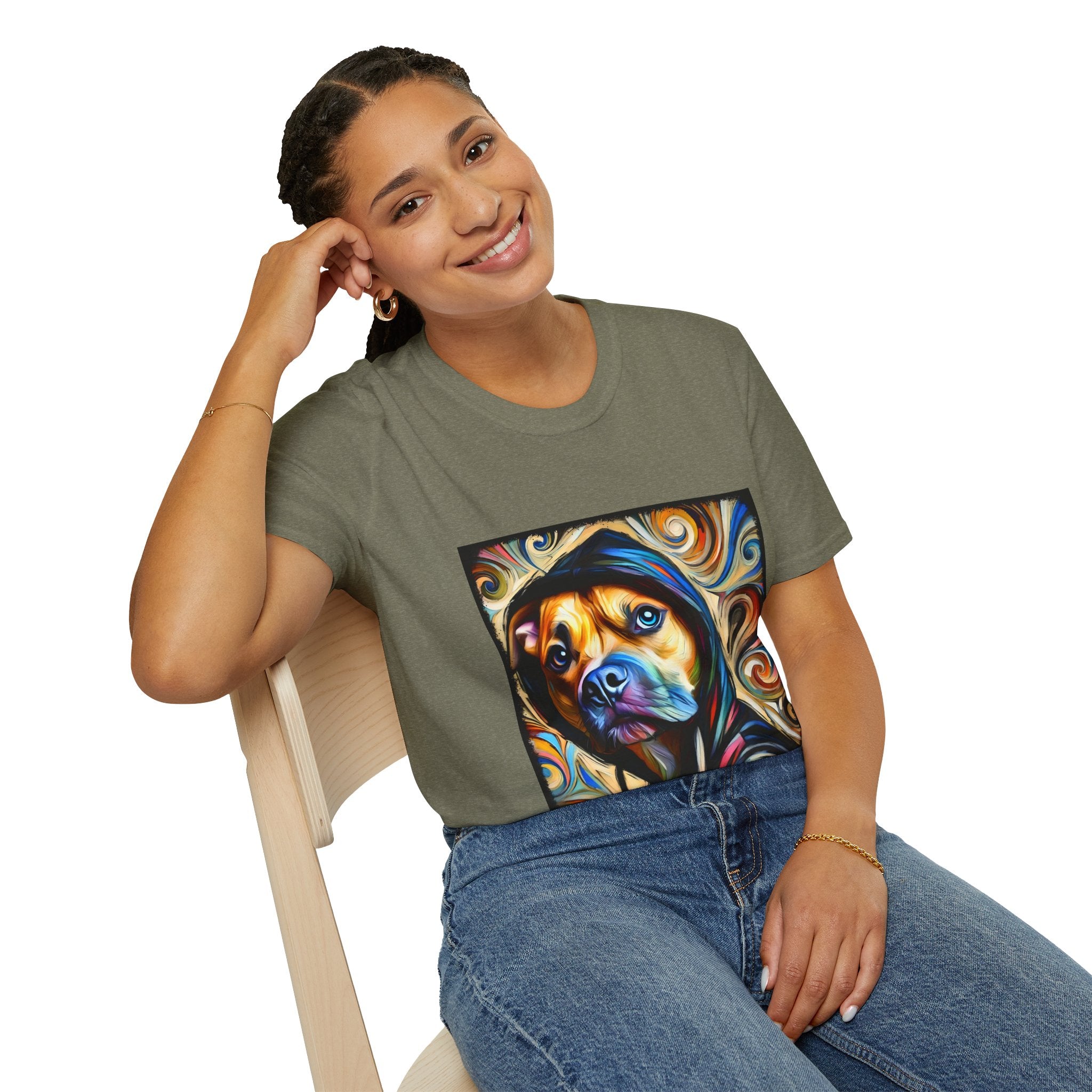 American Pit Bull Terrier Relaxed Swirl | Unisex Dog T-Shirt