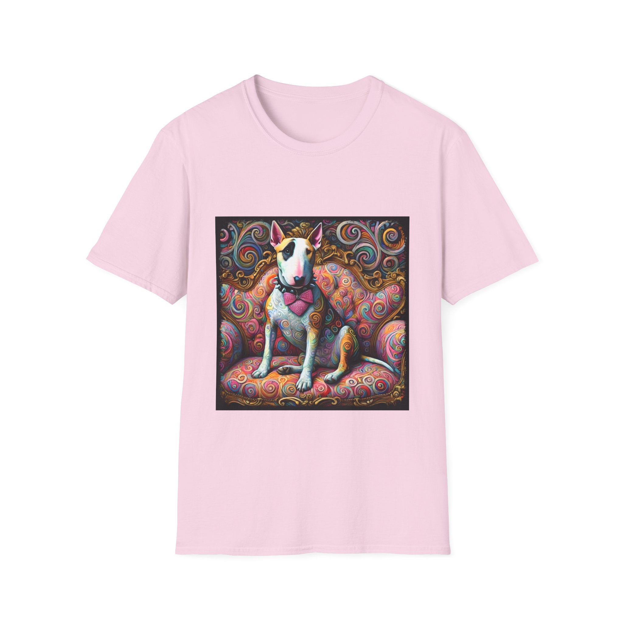Bull Terrier Love Swirl | Unisex Dog T-Shirt
