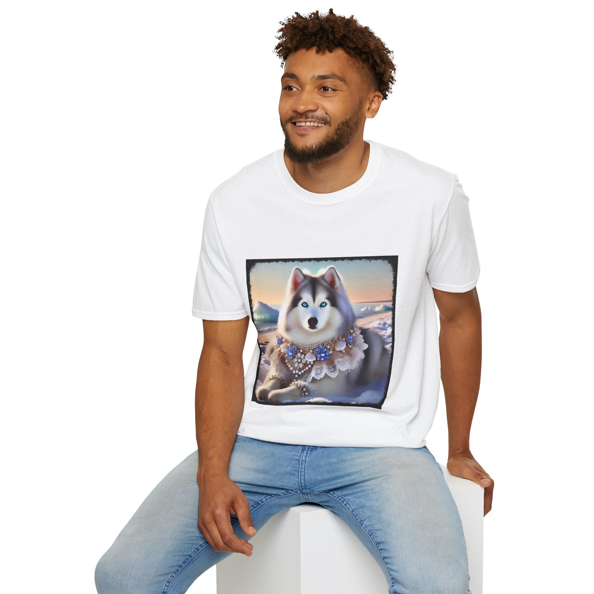 Siberian Husky Snow Princess | Unisex Dog T-Shirt