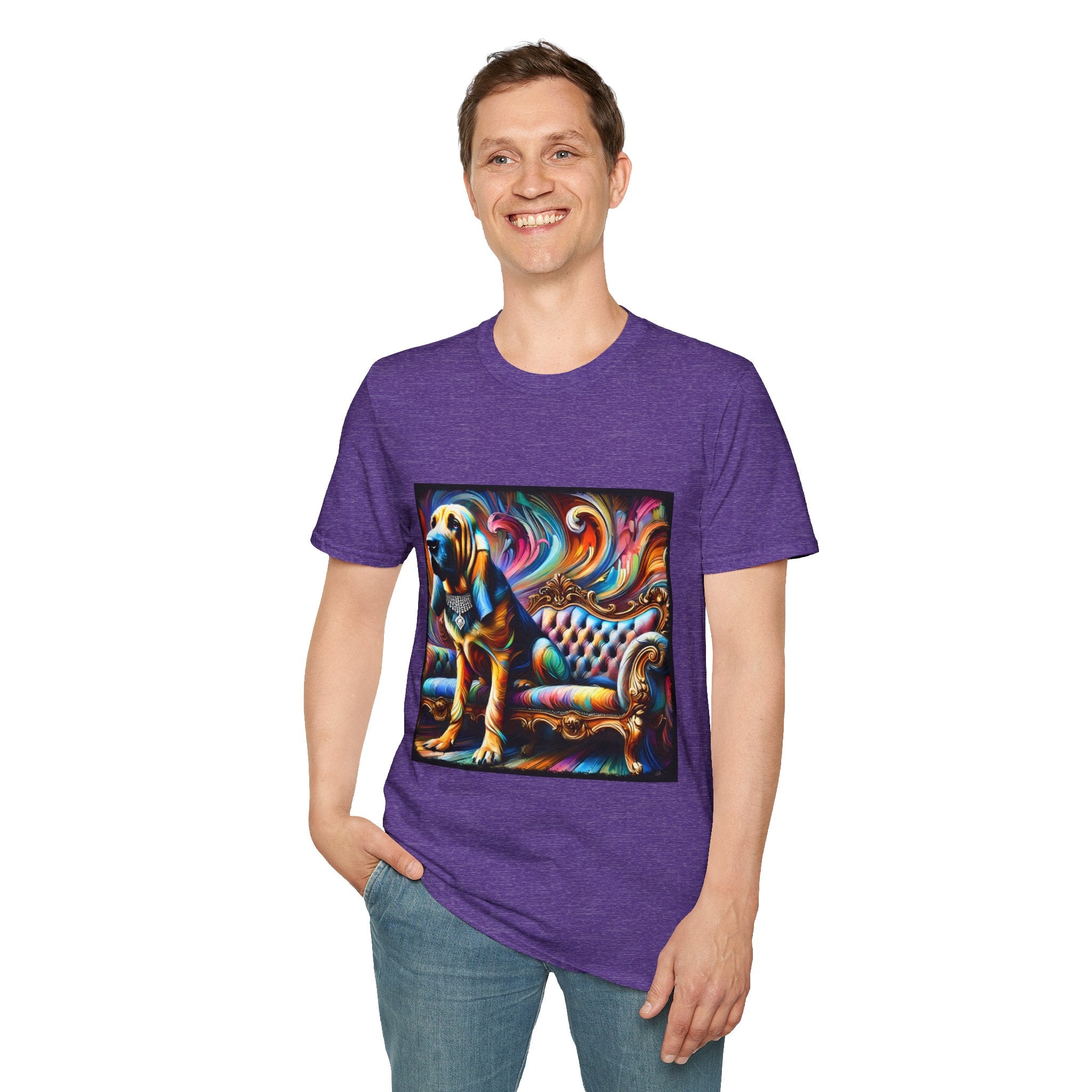 Bloodhound Vivid Swirl | Unisex Dog T-Shirt