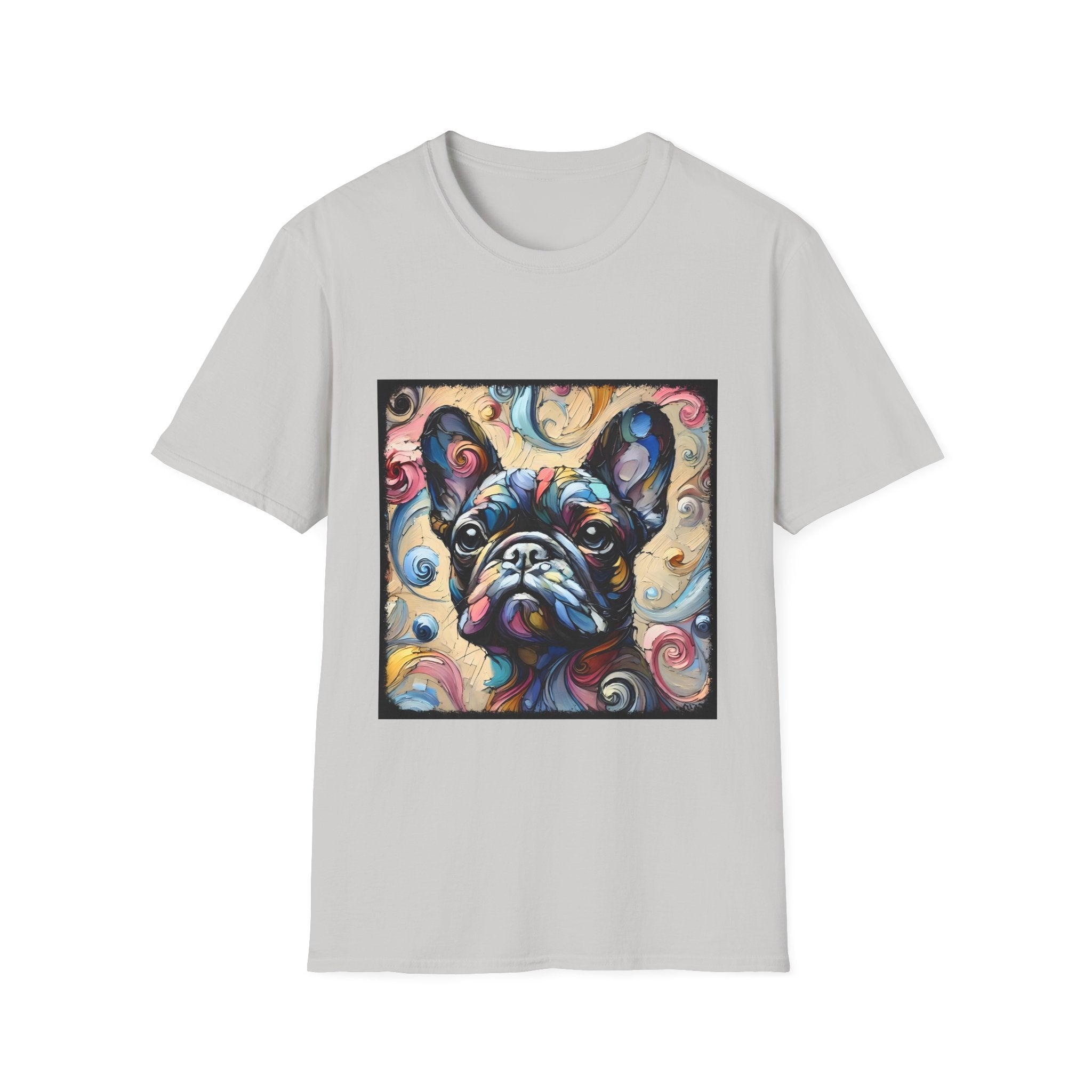 French Bulldog Pastel Swirl | Unisex Dog T-Shirt