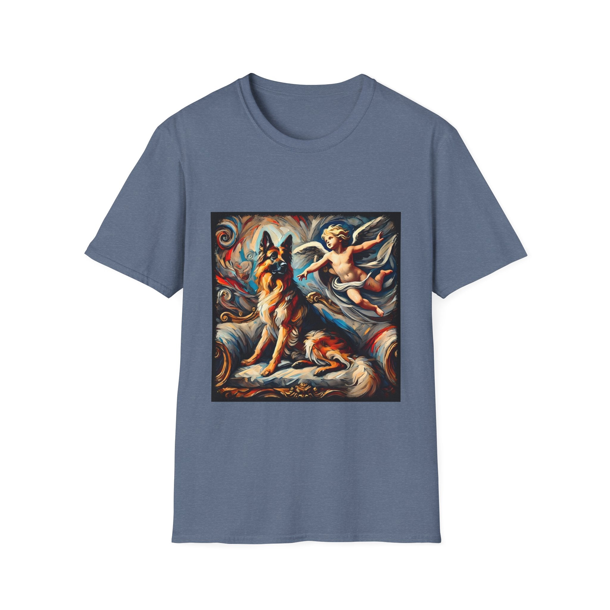 German Shepherd Divine Swirl | Unisex Dog T-Shirt