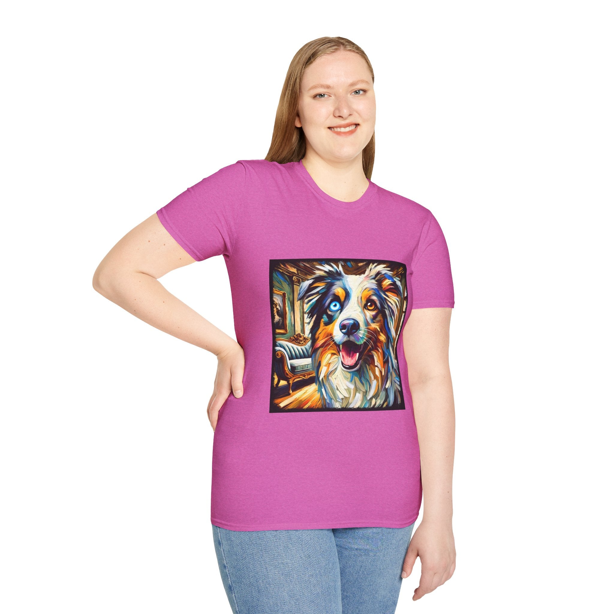 Australian Shepherd Blissful Swirl | Unisex Dog T-Shirt