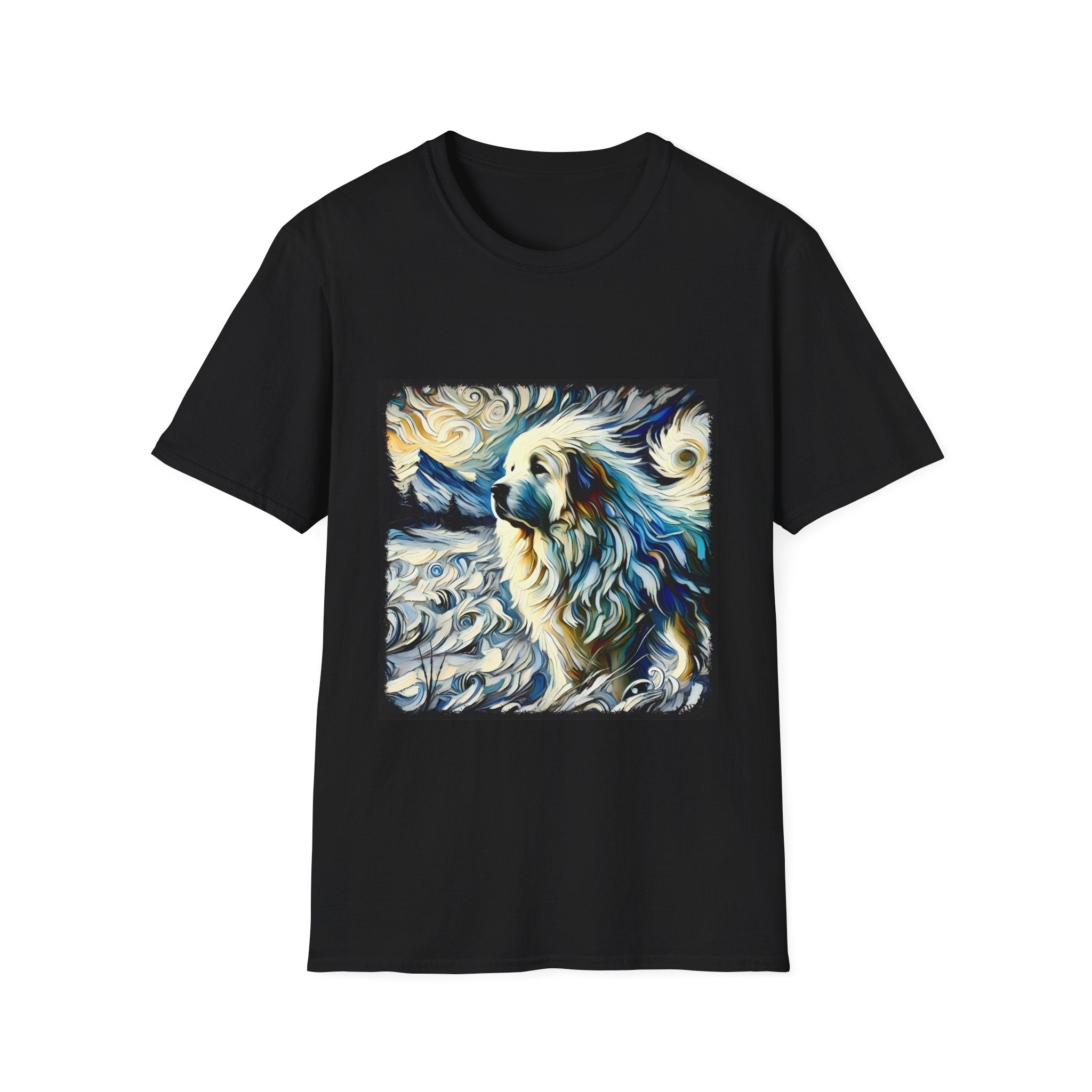 Great Pyrenees Snow Swirl | Unisex Dog T-Shirt