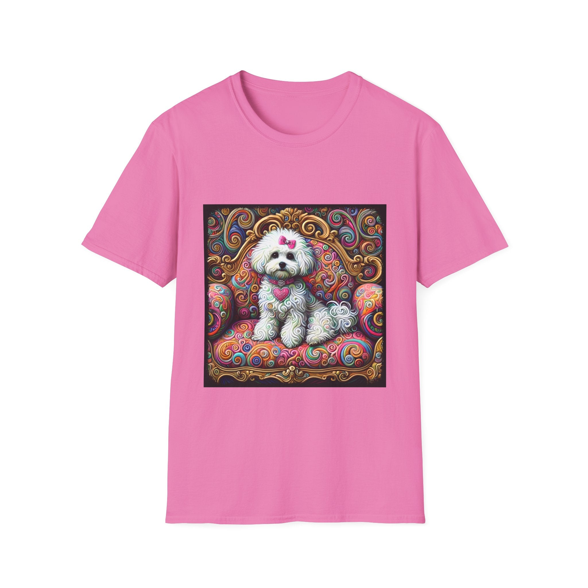 Bichon Frise Love Swirl | Unisex Dog T-Shirt