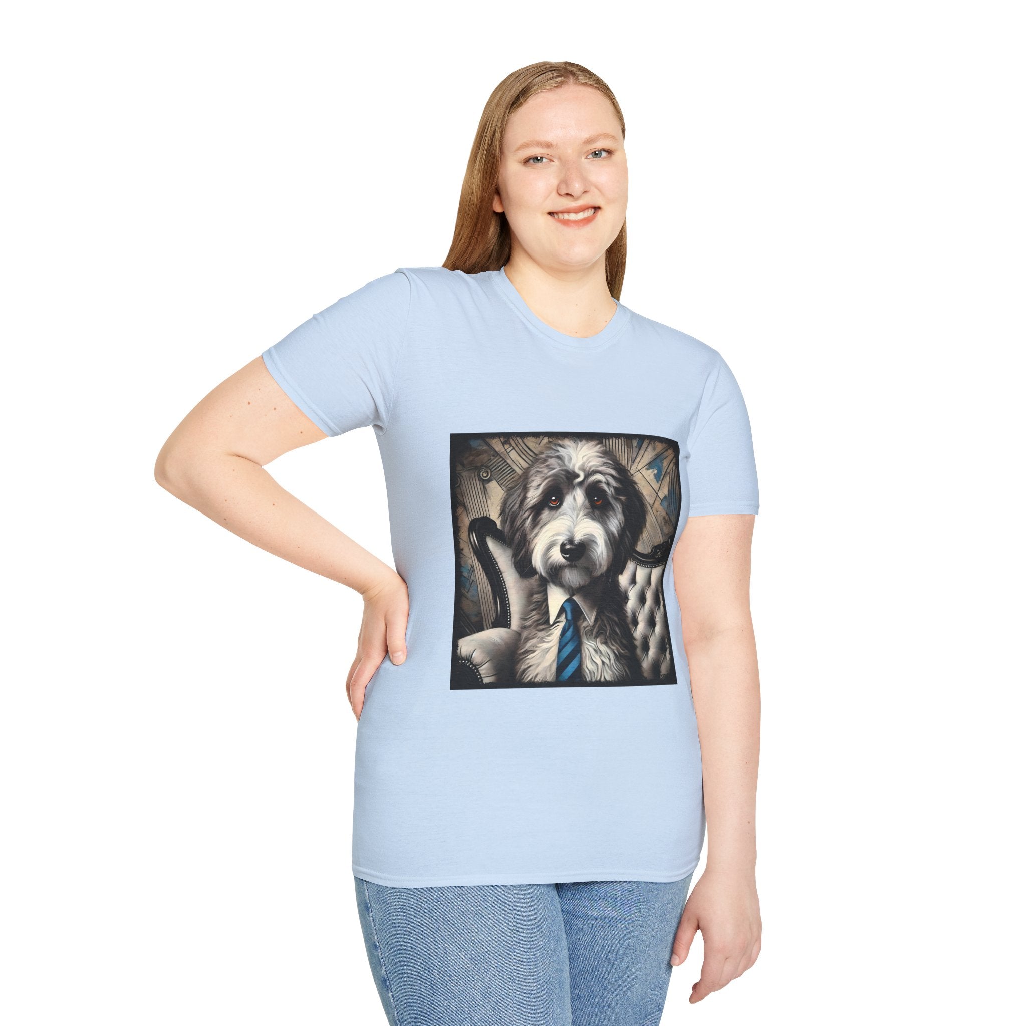 Sheepadoodle Handsome Gent | Unisex Dog T-Shirt
