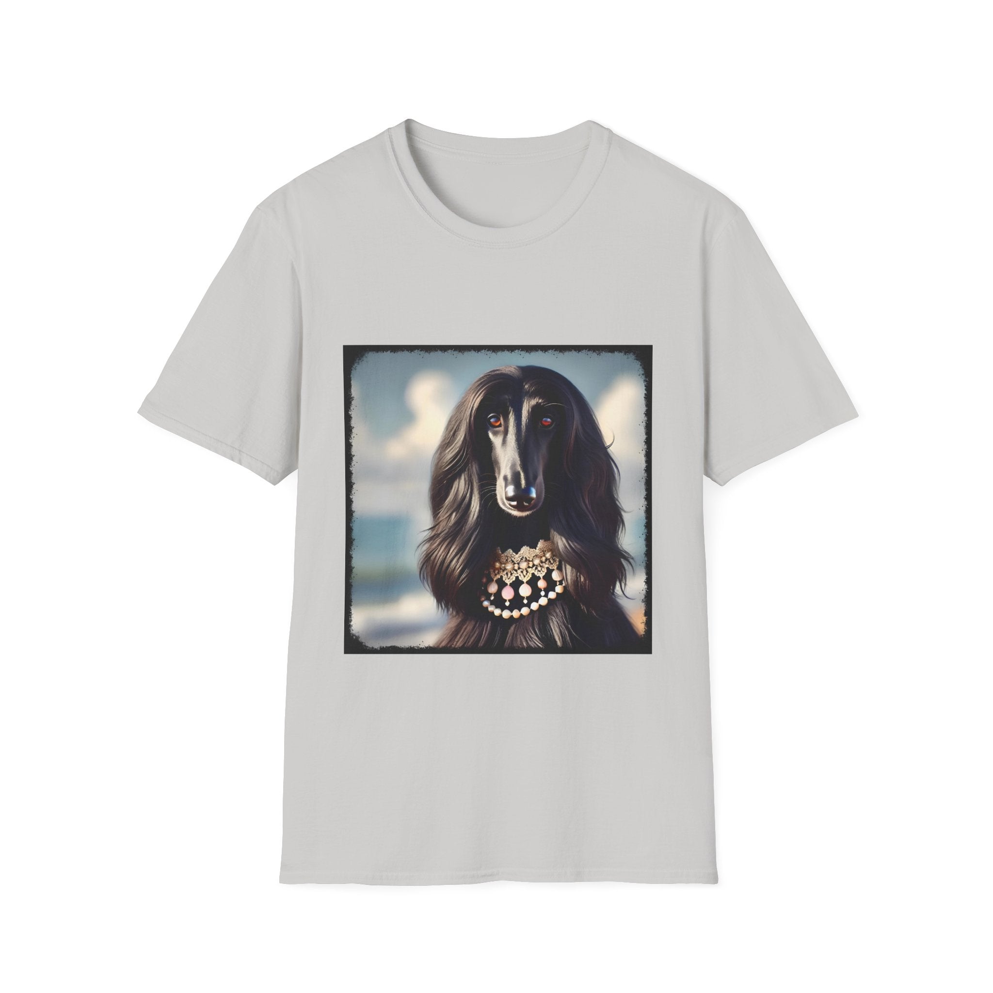 Afghan Hound Beach Bombshell | Unisex Dog T-Shirt
