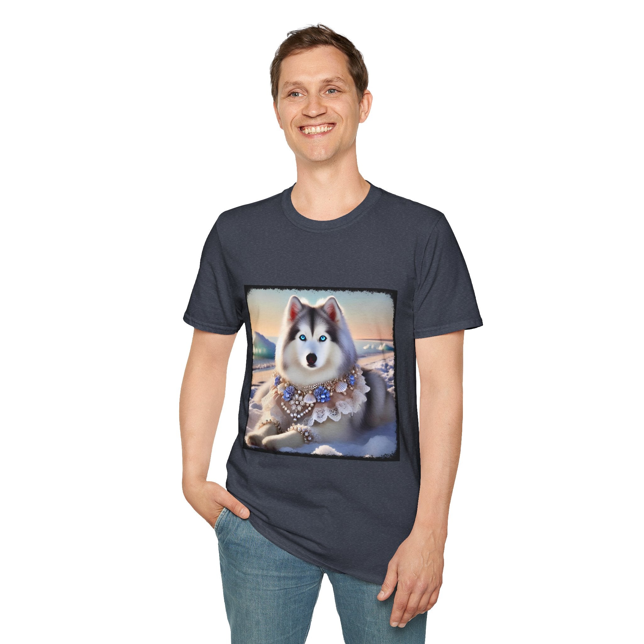 Siberian Husky Snow Princess | Unisex Dog T-Shirt