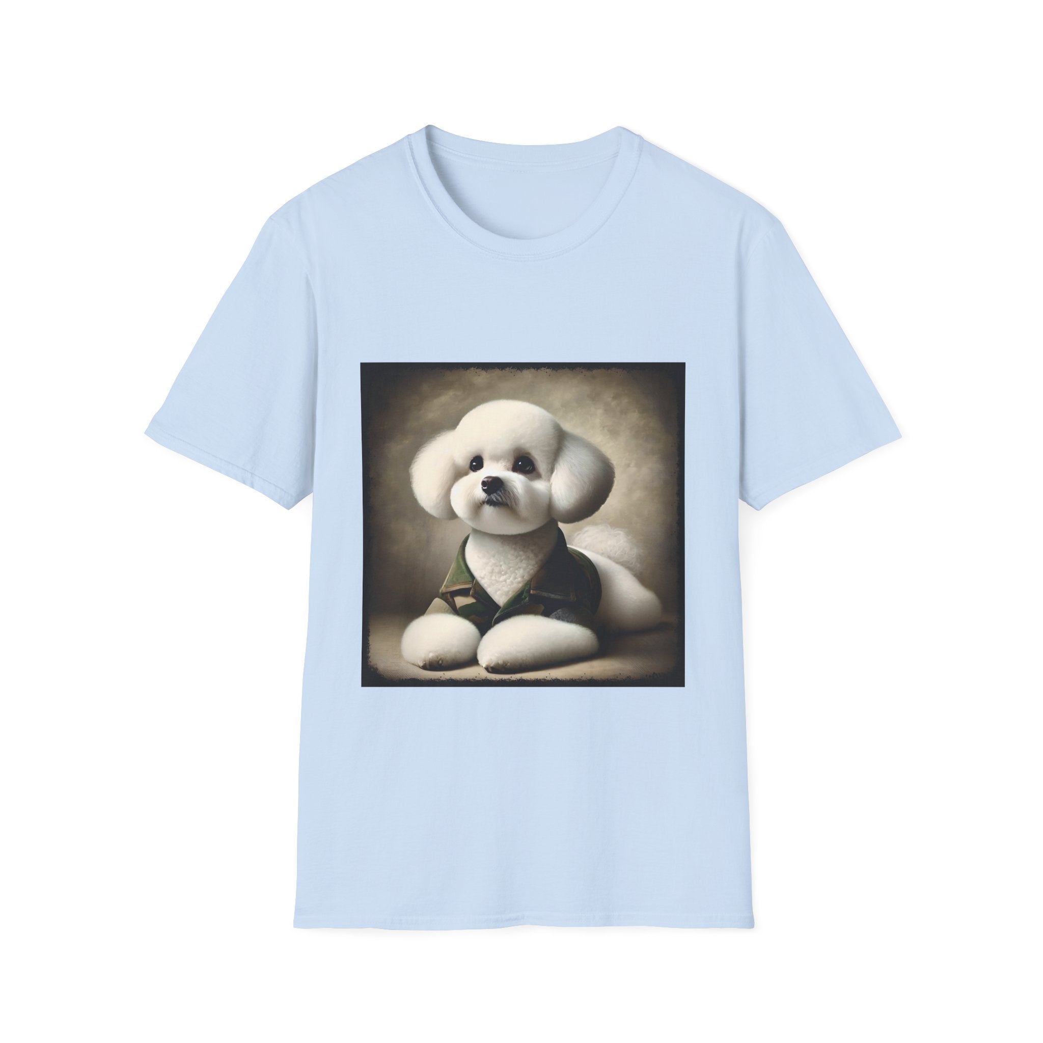 Bichon Frise Camo Cutie | Unisex Dog T-Shirt