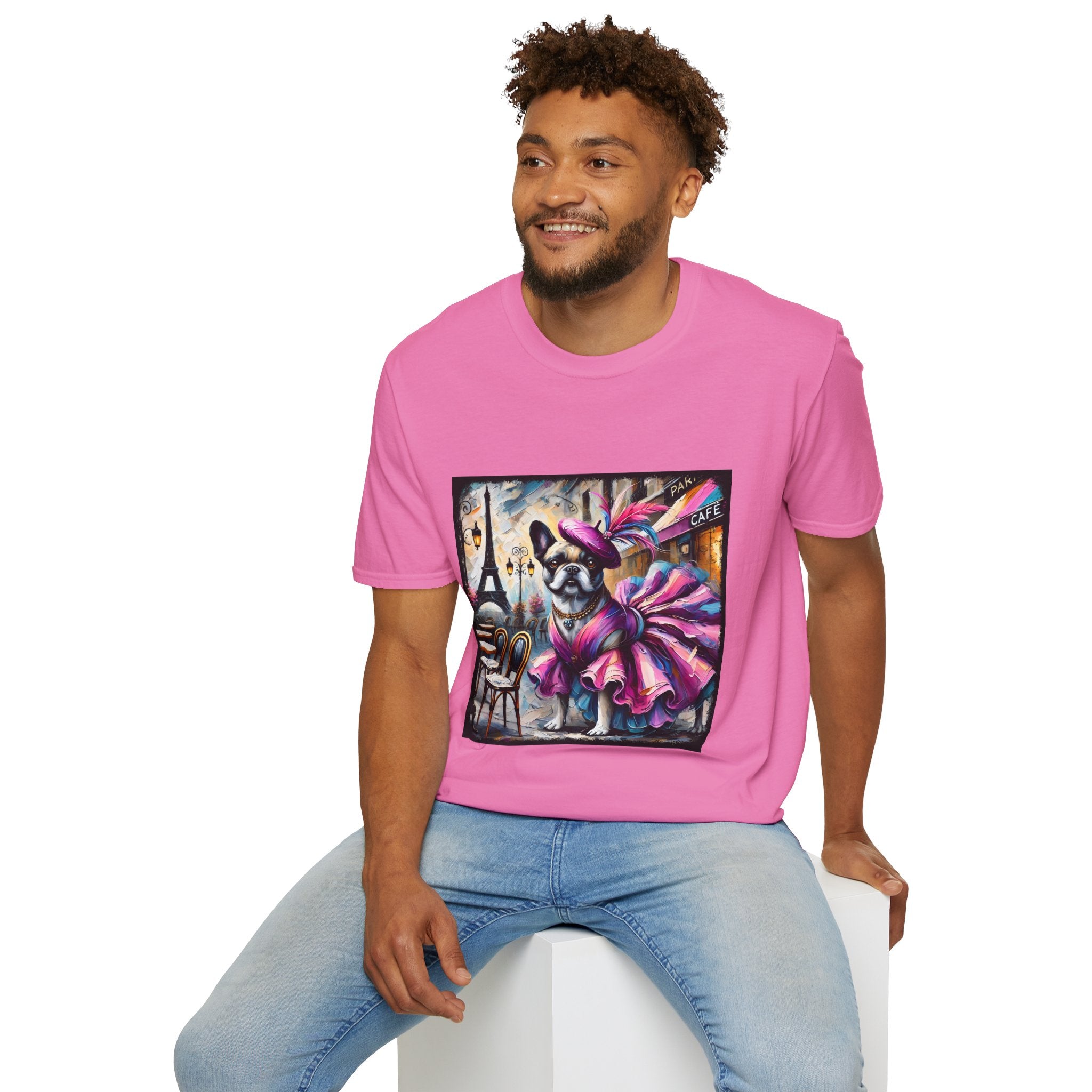 French Bulldog Café Cutie | Unisex Dog T-Shirt