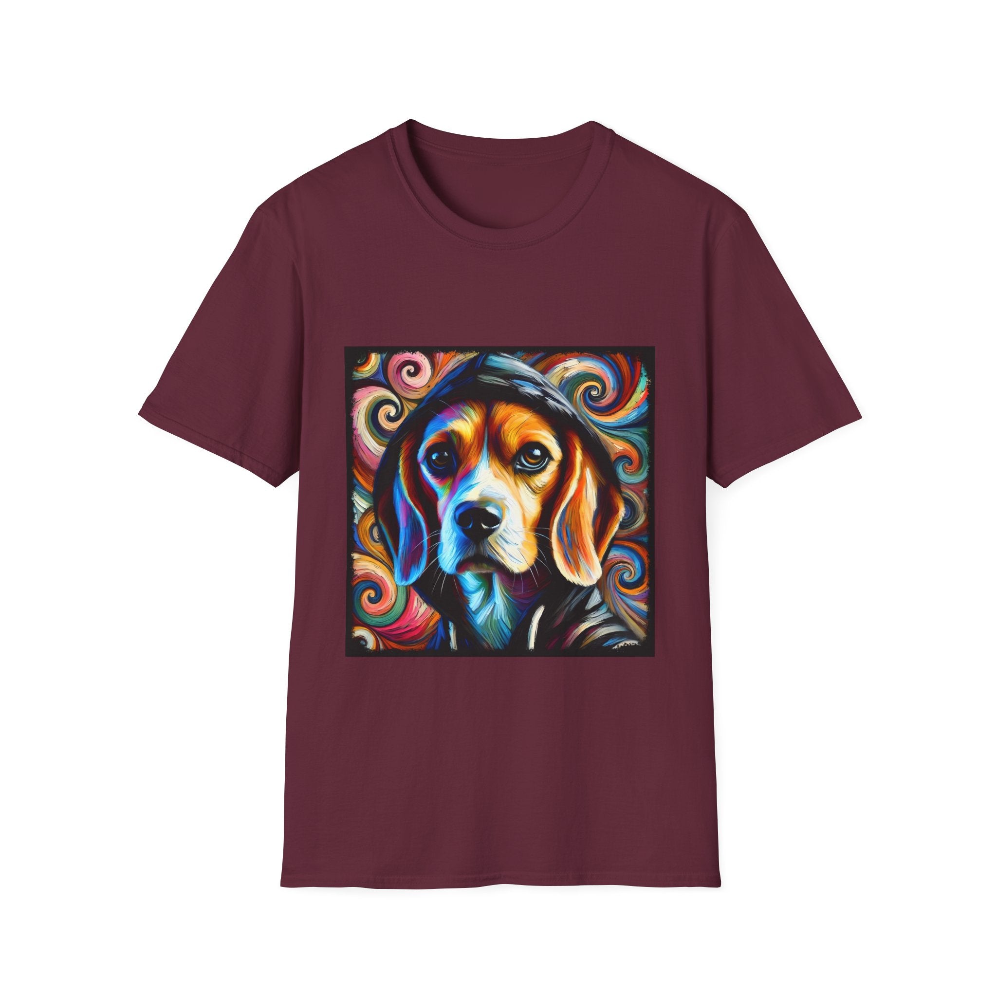 Beagle Relaxed Swirl | Unisex Dog T-Shirt