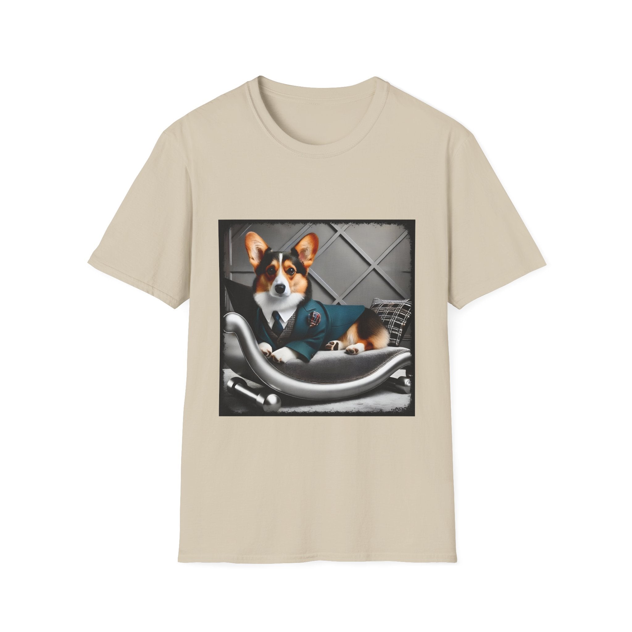 Pembroke Welsh Corgi Chic Chap | Unisex Dog T-Shirt