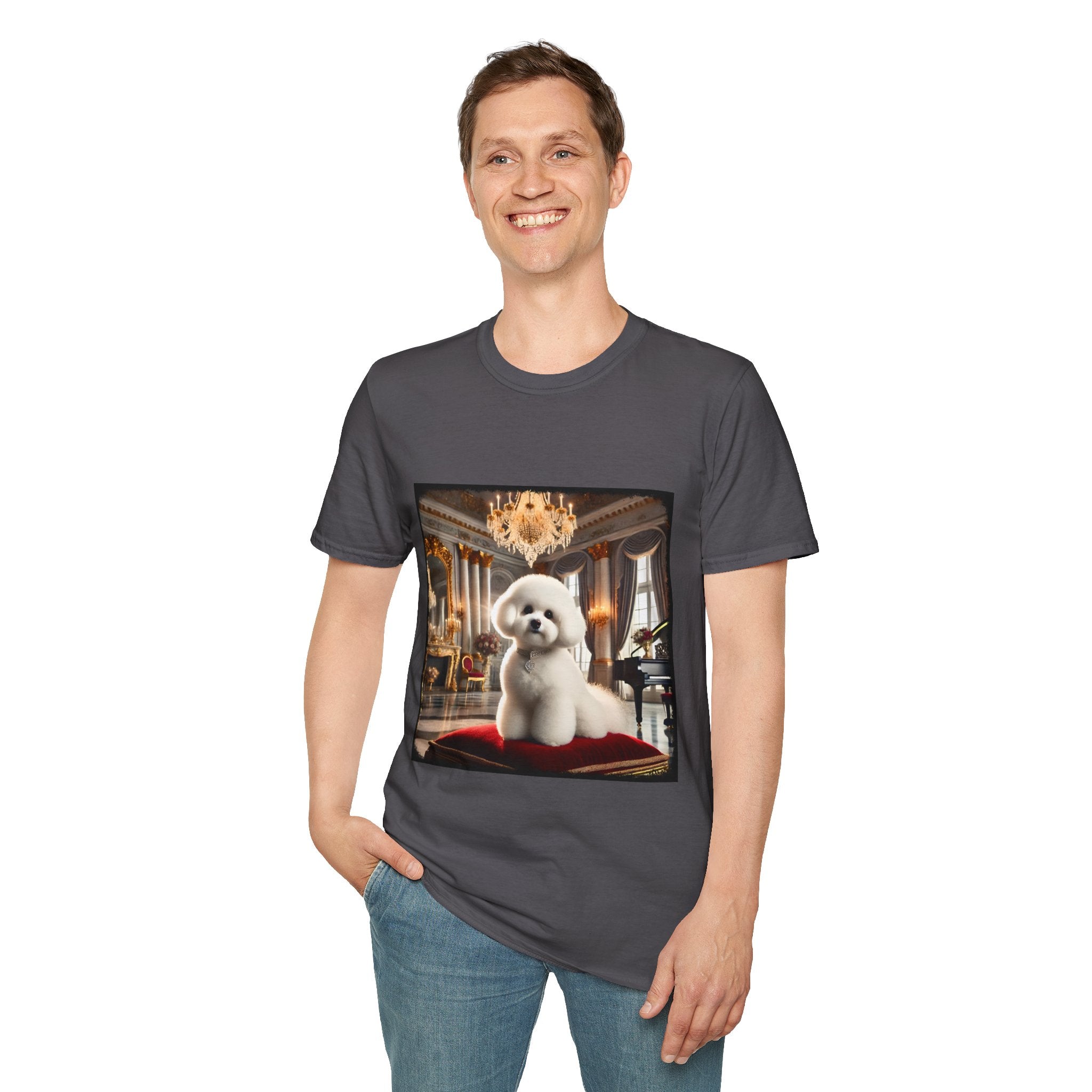 Bichon Frise Billionaire Bark | Unisex Dog T-Shirt