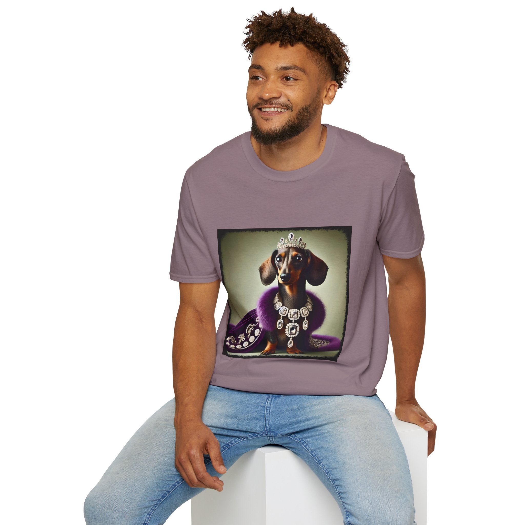Dachshund Shrinking Violet | Unisex Dog T-Shirt