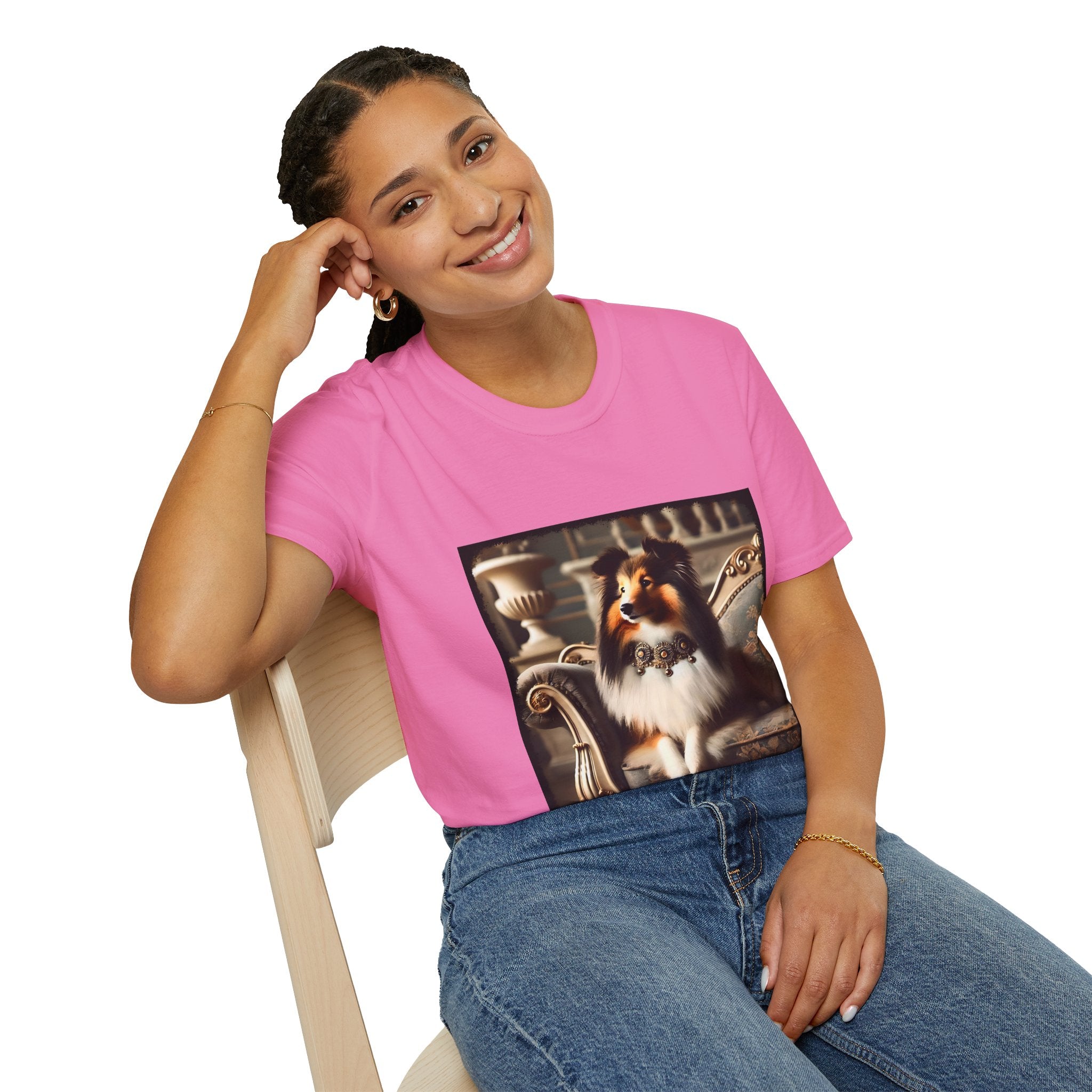 Shetland Sheepdog Luxurious Lady | Unisex Dog T-Shirt