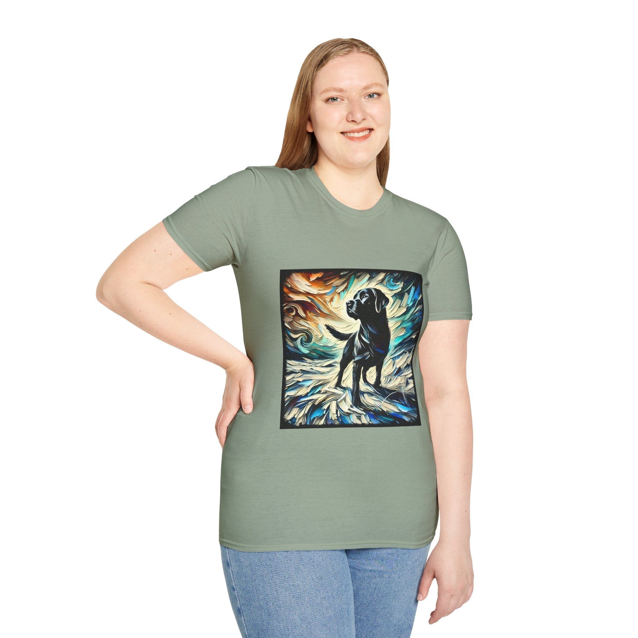 Labrador Retriever Snow Swirl | Unisex Dog T-Shirt
