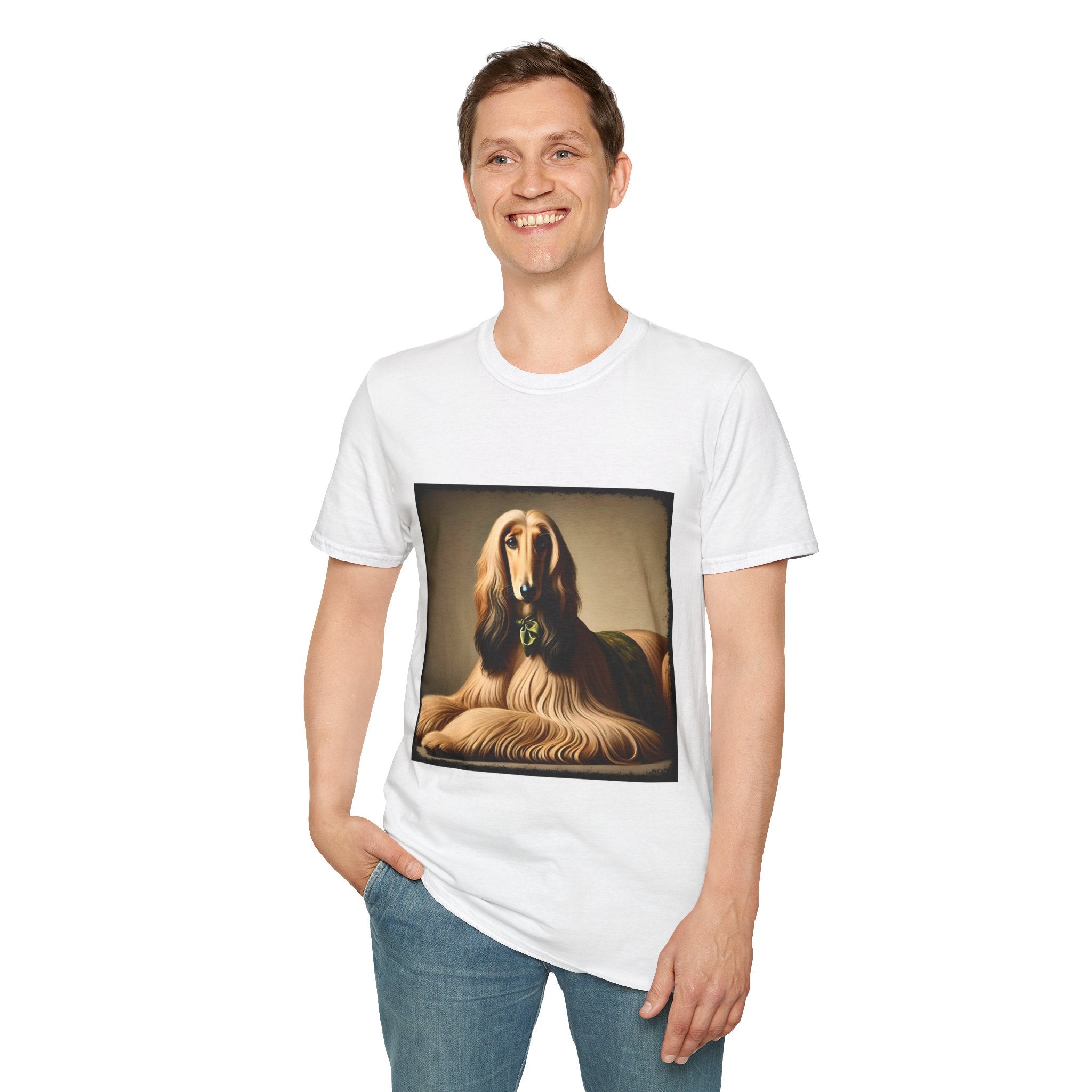 Afghan Hound Camo Cutie | Unisex Dog T-Shirt